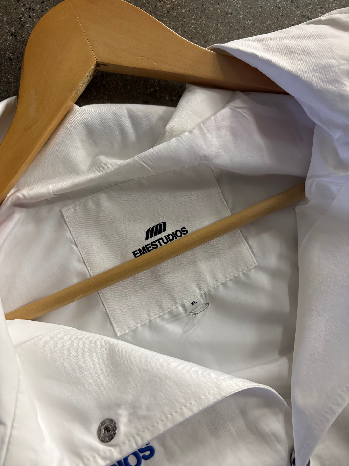 (XL) Eme Studio Coach Button Jacket