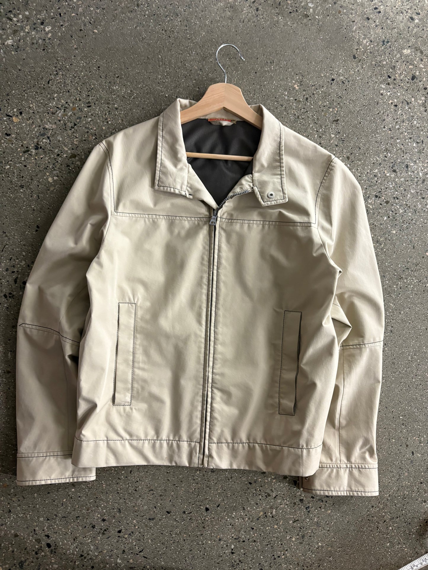 (M) 1990s Prada Goretex Cropped Zip Jacket
