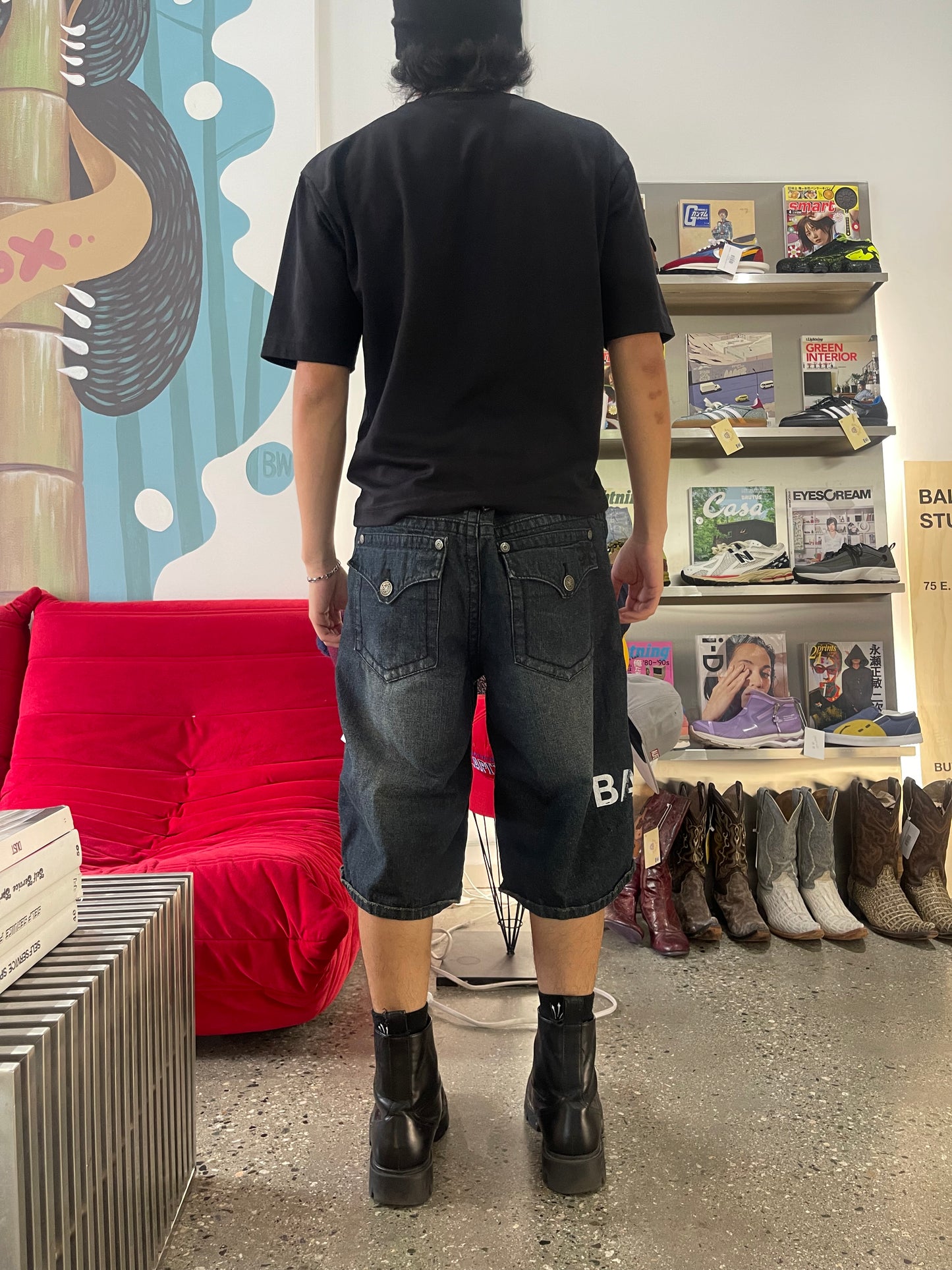 (W34”) Baldylox x Y2K Denim Jorts