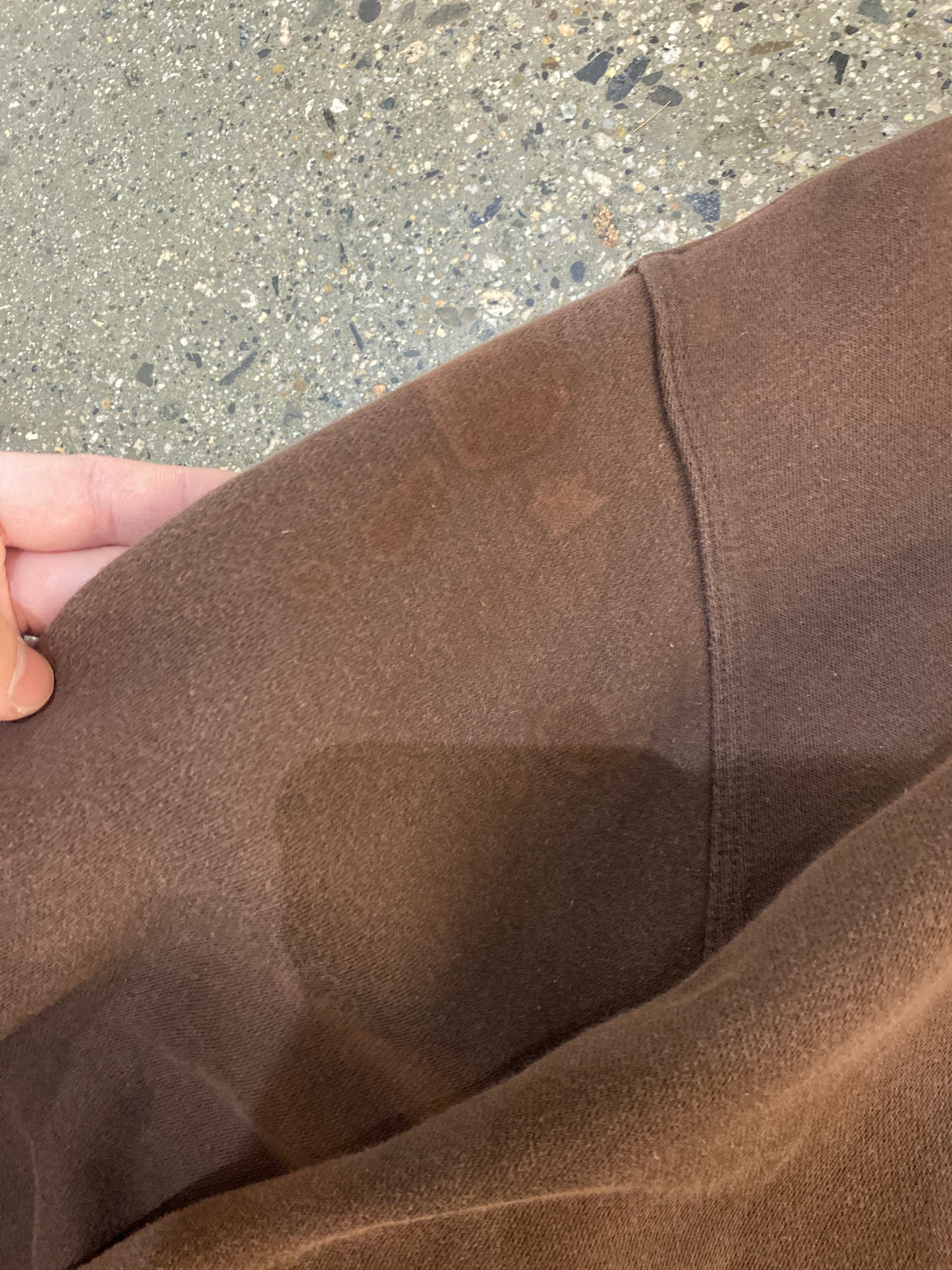 (XL) Nike Brown Center Swoosh Hoodie 2010s