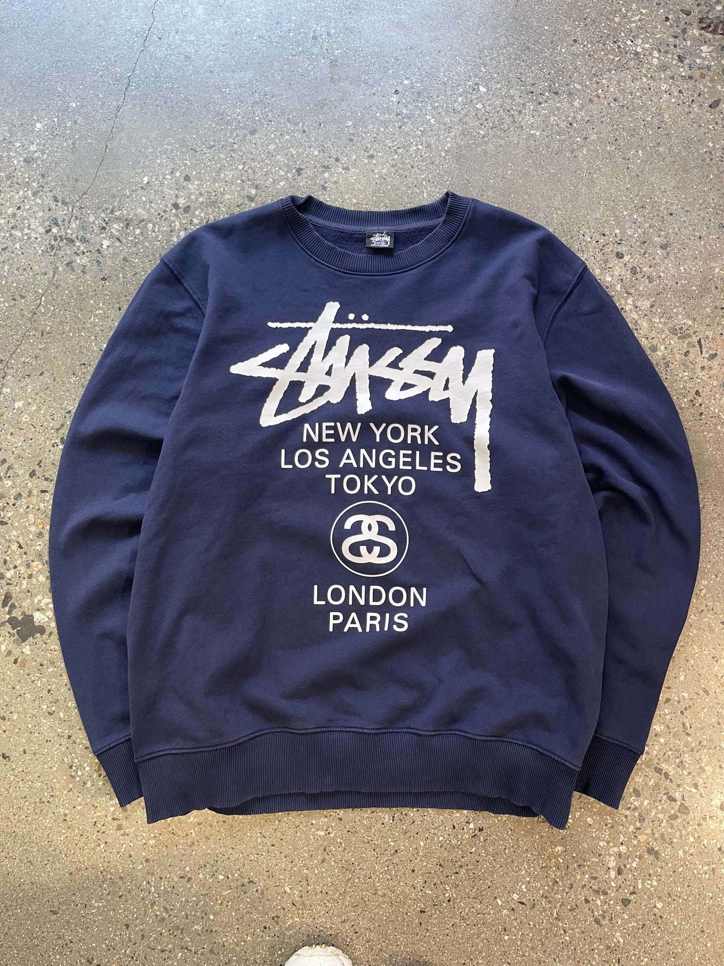 (XL) Stussy Cities Crewneck