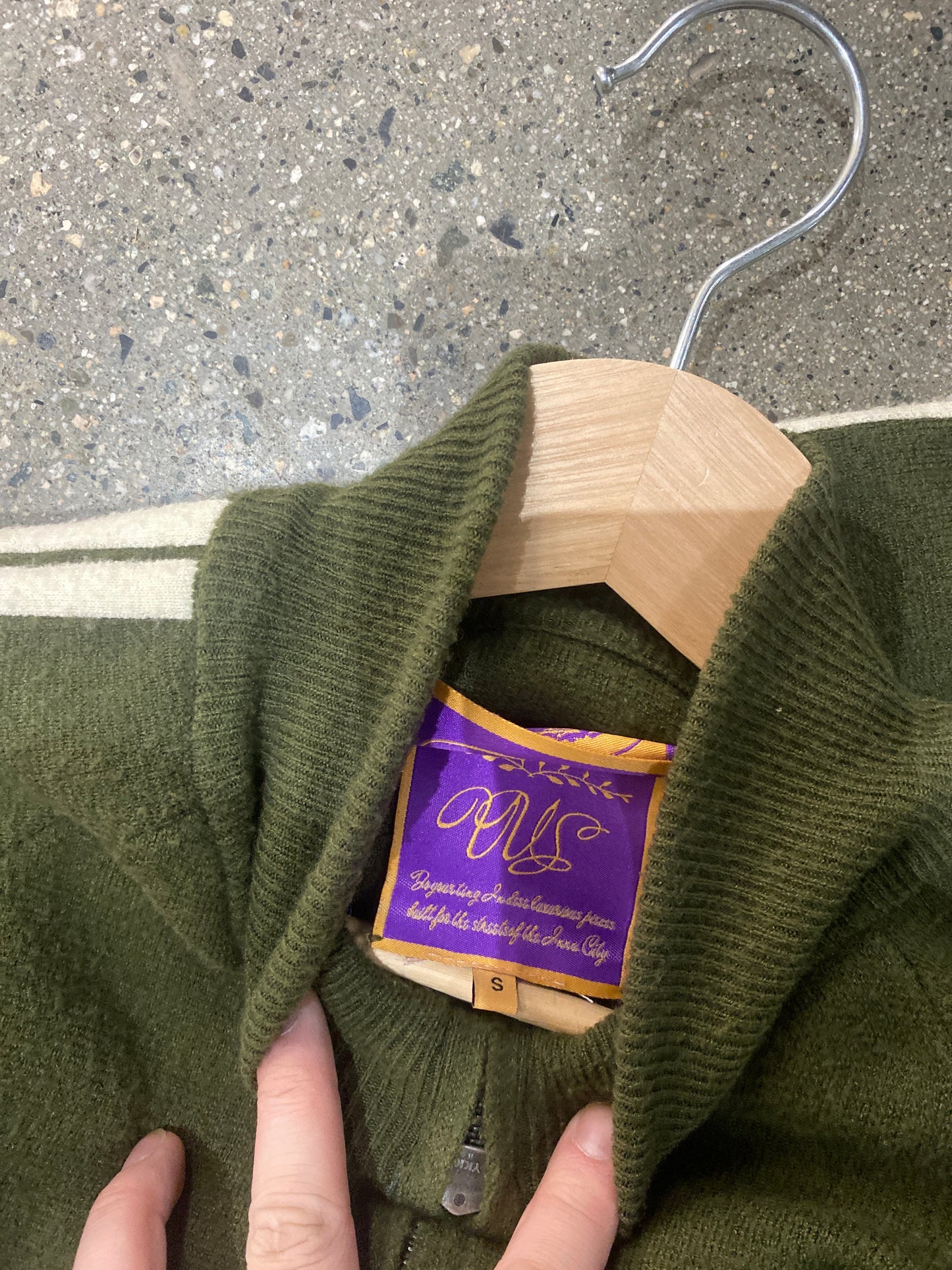 (S) Corteiz Knitted Zip Up