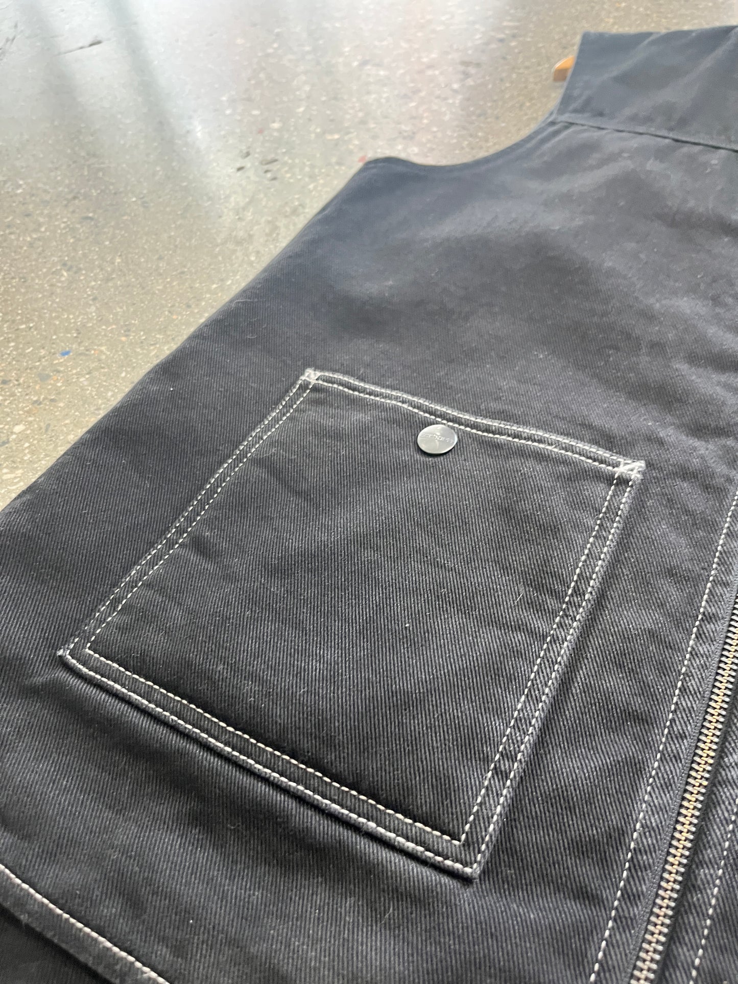 (M) Stussy x Carhartt WIP Canvas Work Vest