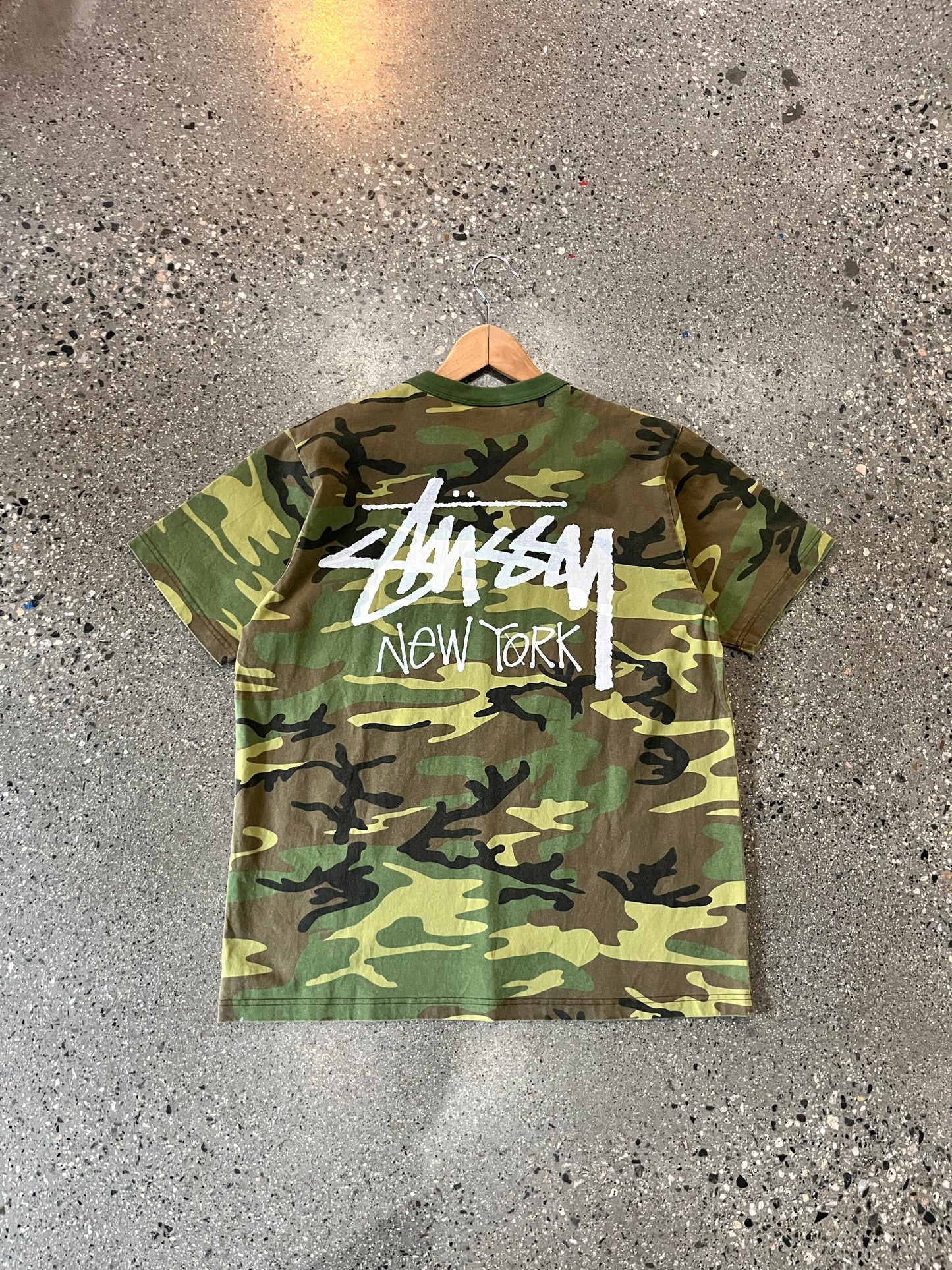 (M) Stussy New York Chapter Tee Camo
