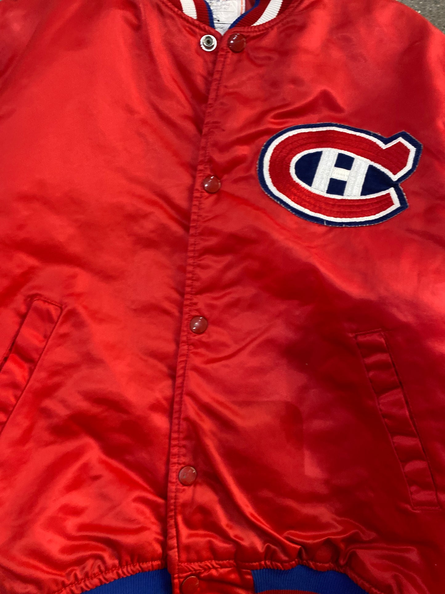 (S/M) Vintage starter Canadiens Varsity