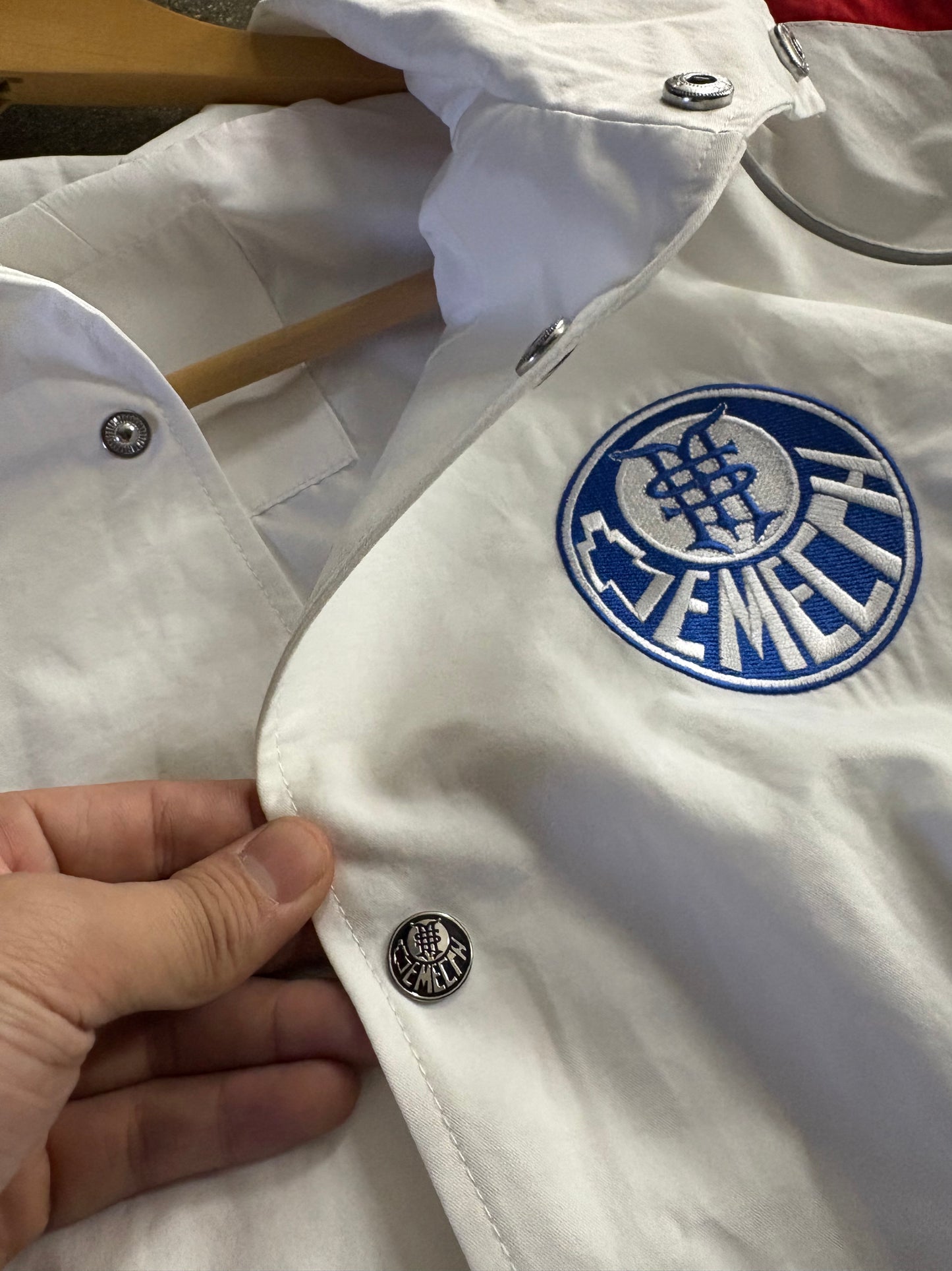 (XL) Eme Studio Coach Button Jacket