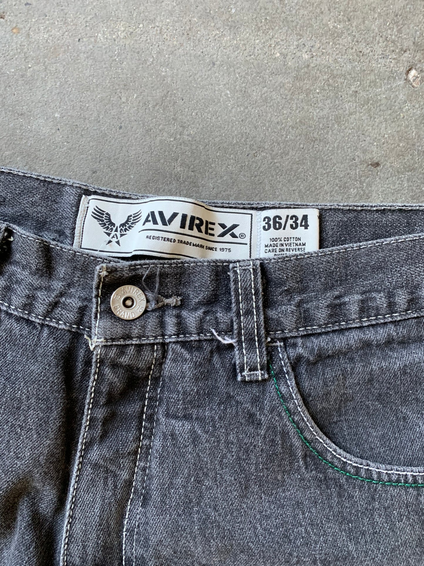 (36”) Avirex Sunfaded Denim