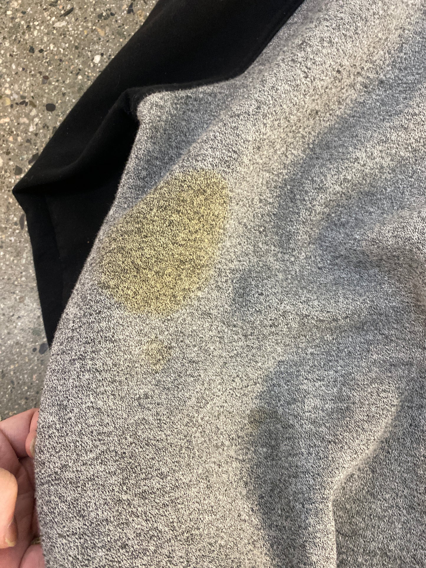 (L) Harley 2 Tone Zip Hoodie