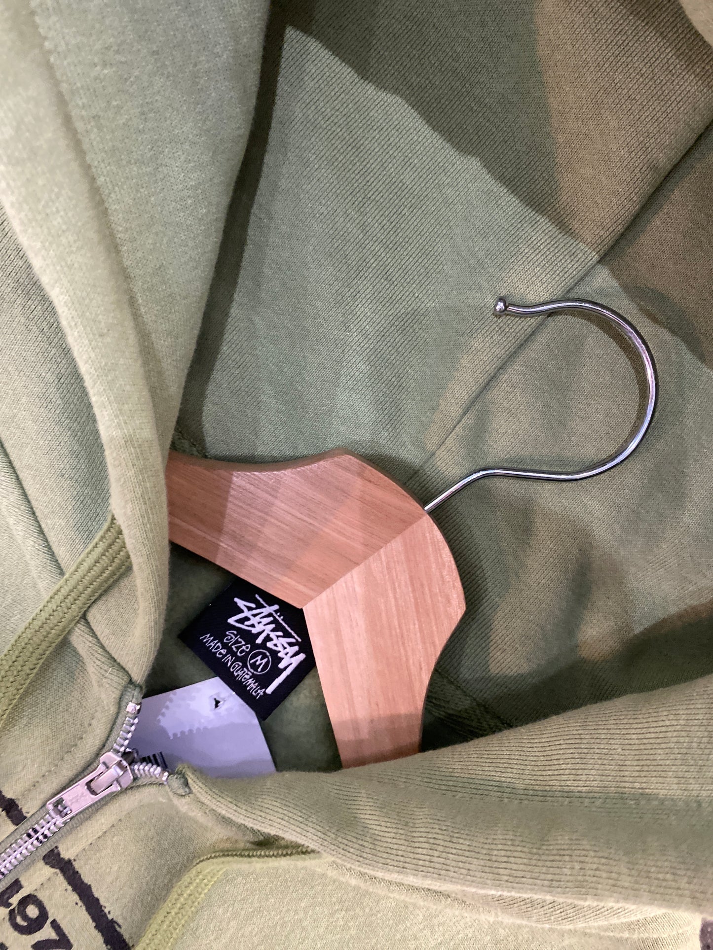 (M) Stussy Design Corp Matcha Zip Hoodie
