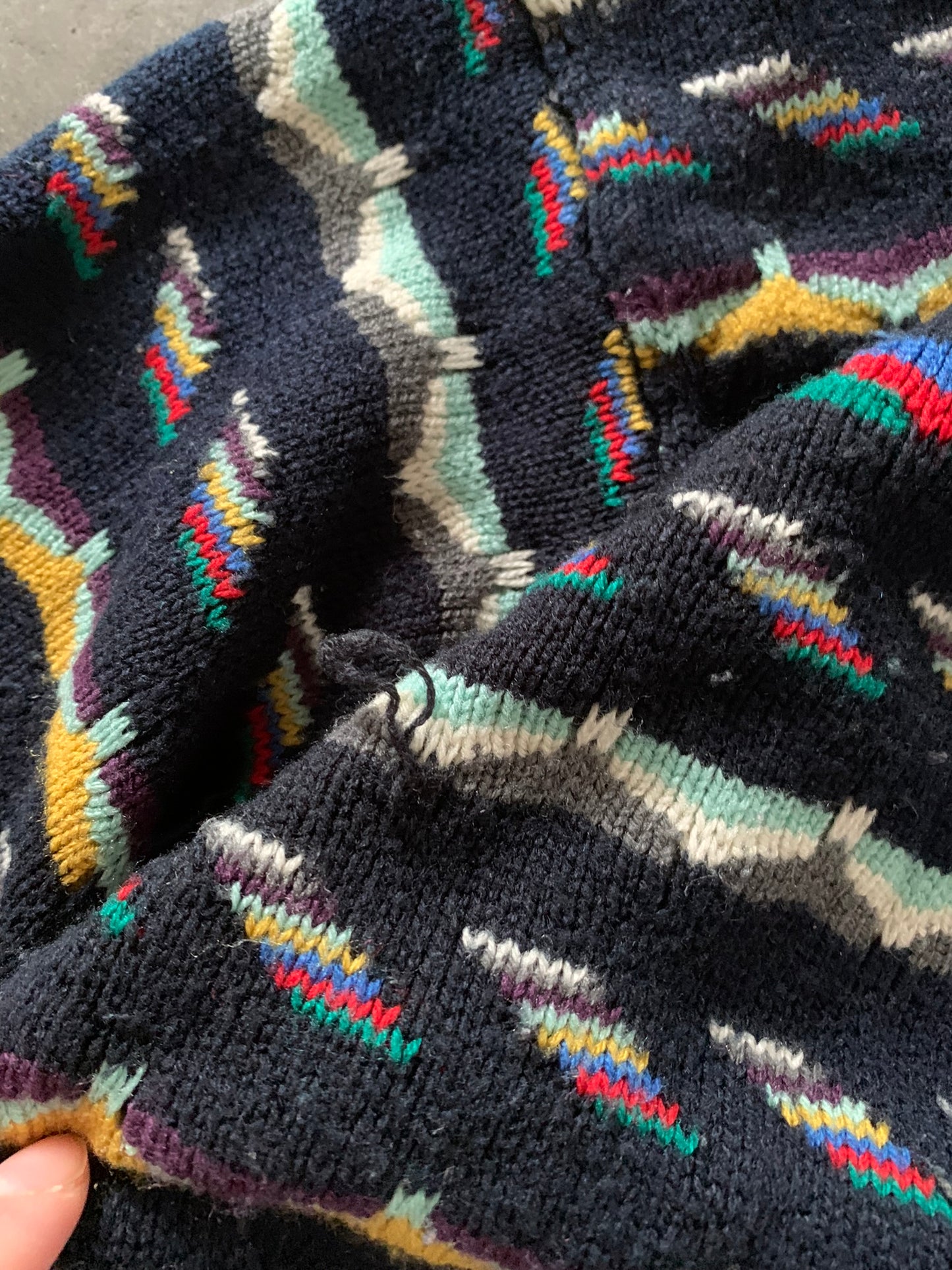 (S) Vintage Pattern Knit