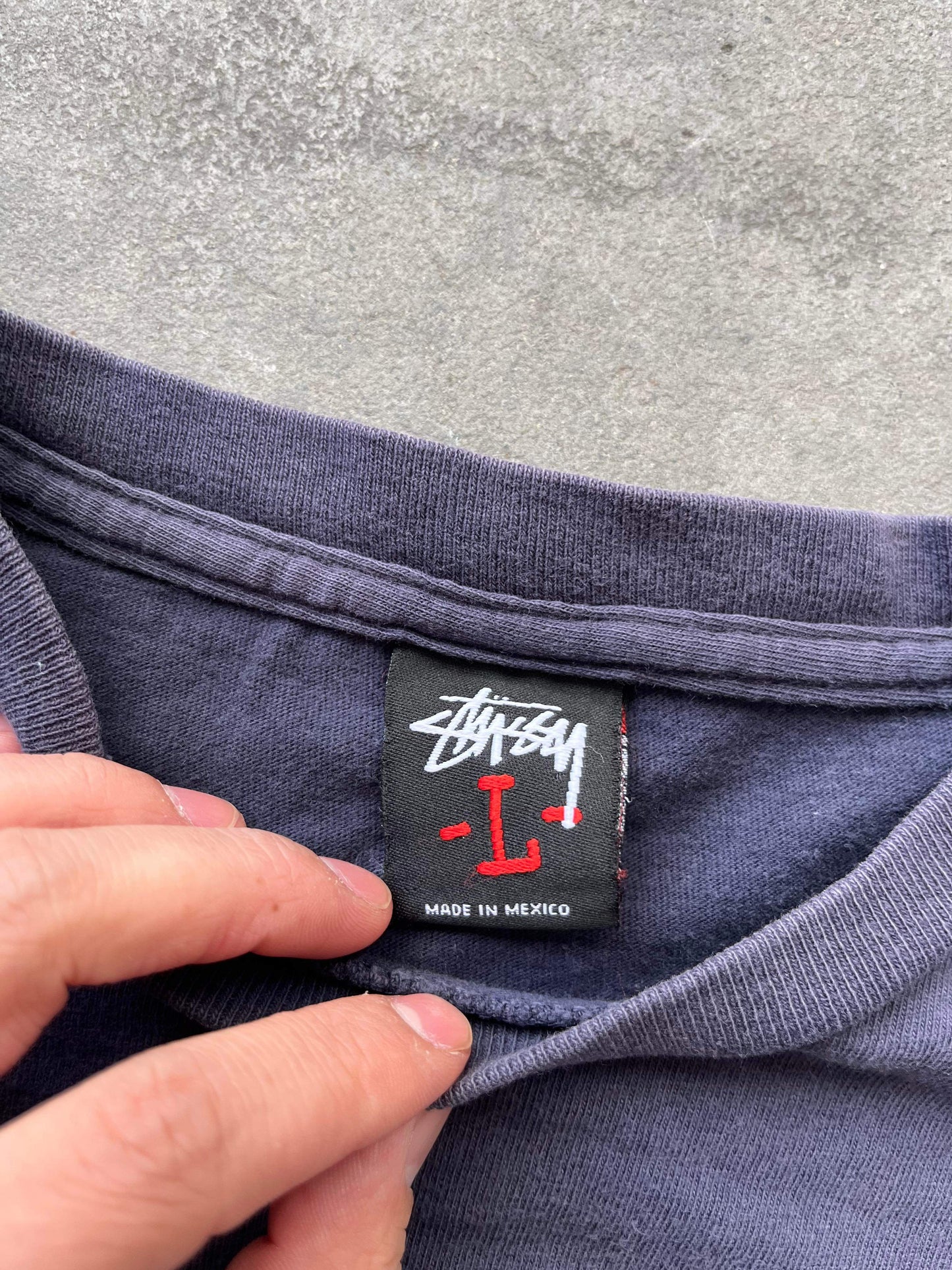 (L) 00’s Stussy Navy Tee