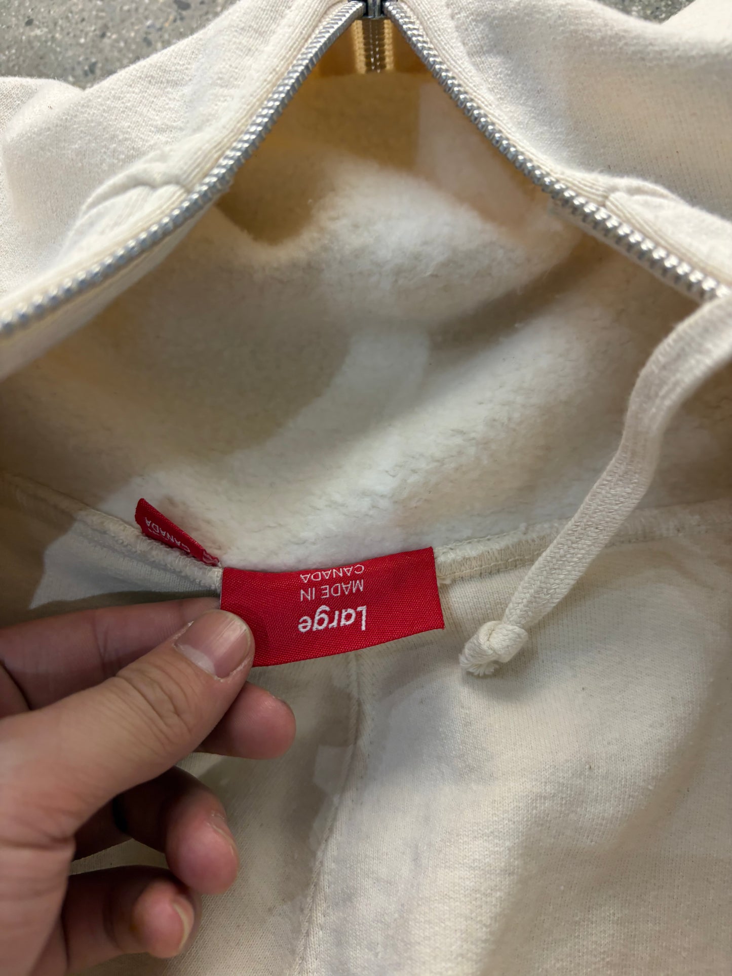 (L) Supreme Small Box Logo Zip up