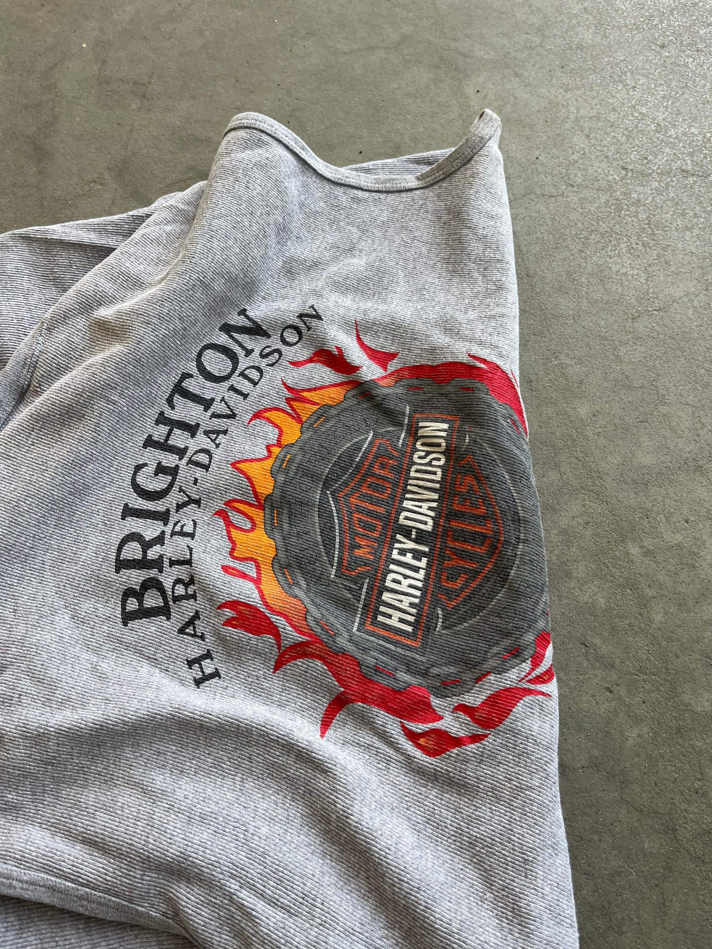 (2X) Harley Davidson Waffle Tank
