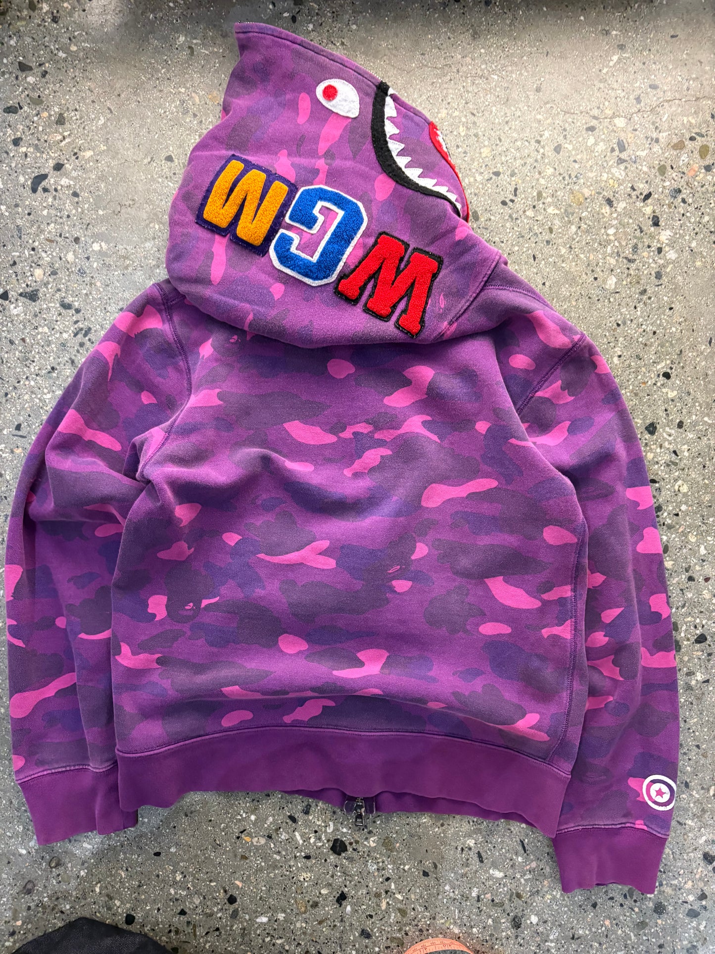 (M) Bape Shark Purple Full Zip Boot