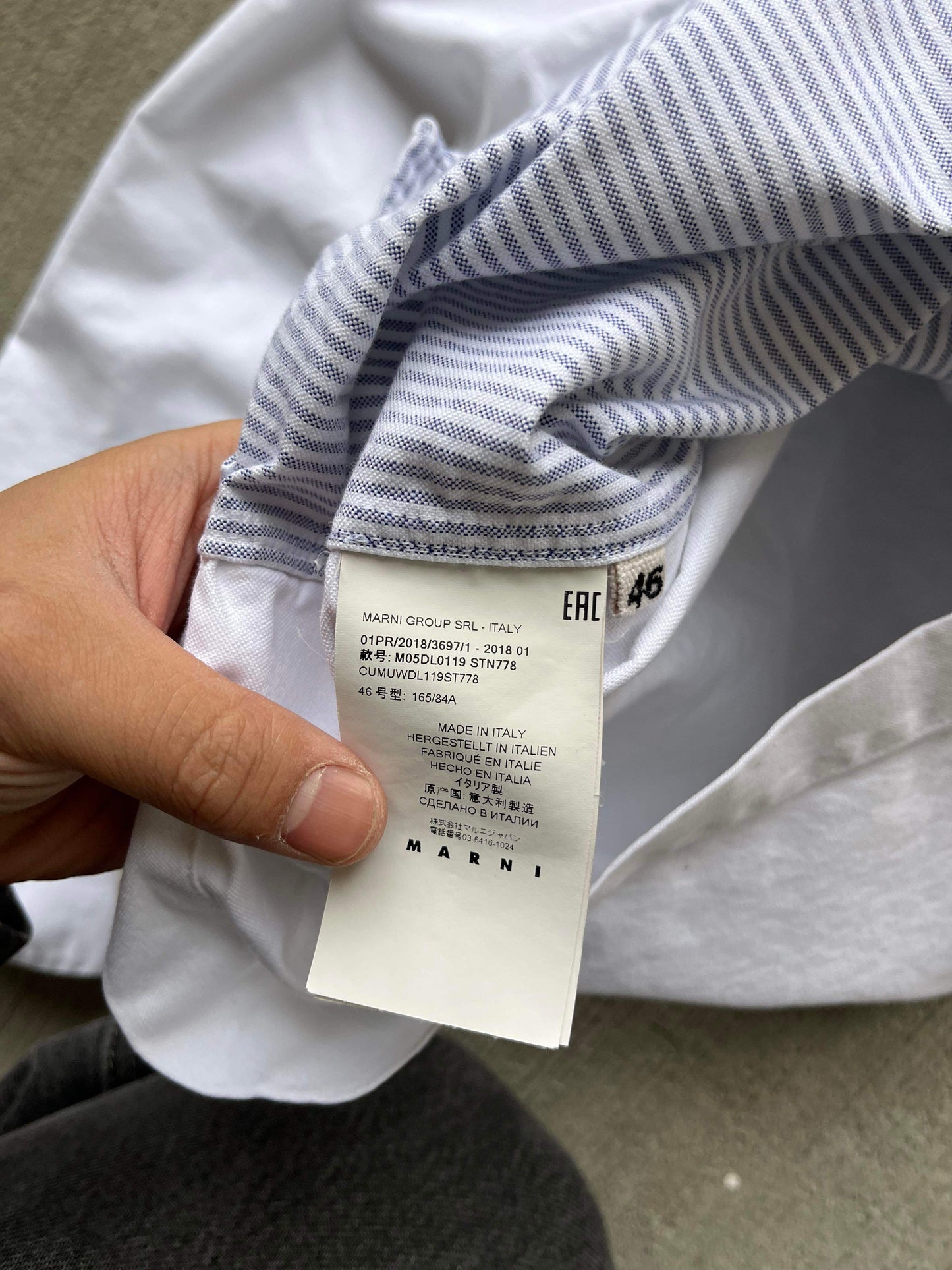(S/M) Marni Made in Italy Button Up Shirt
