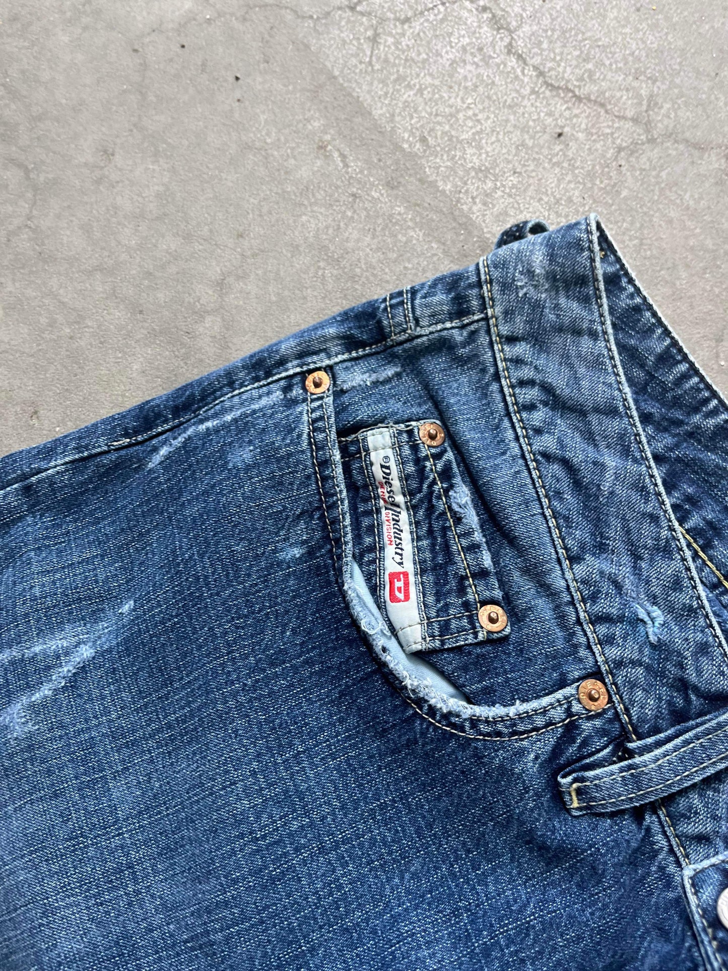 (34”) Made in Italy Diesel Industry Denim