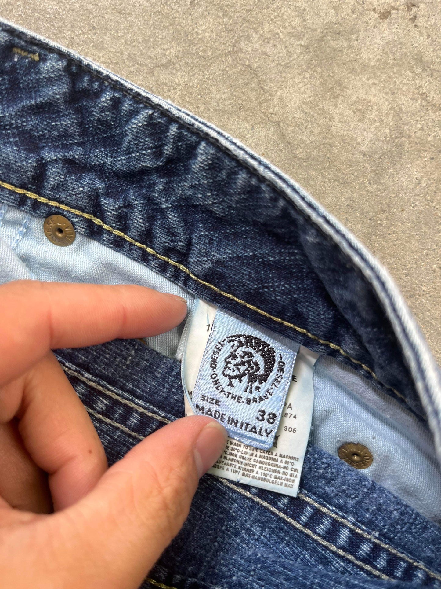 (34”) Made in Italy Diesel Industry Denim
