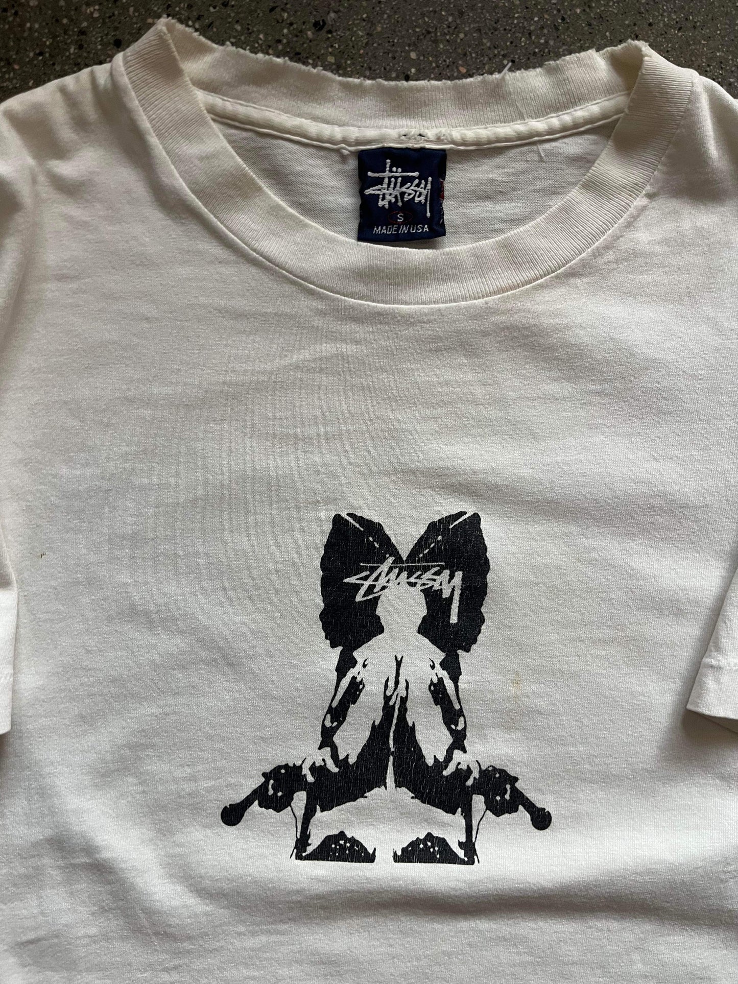 (S) 90s Stussy Distressed Tee