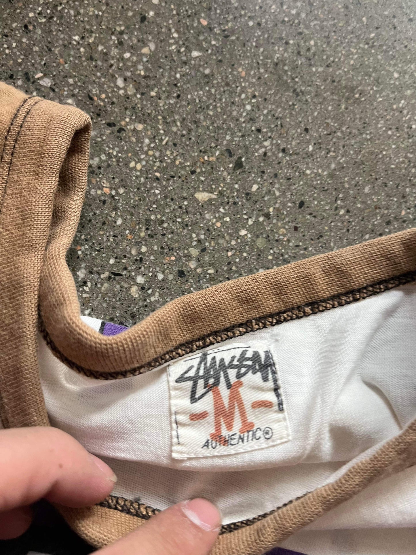 (M) 90’s Stussy International Baseball Tee