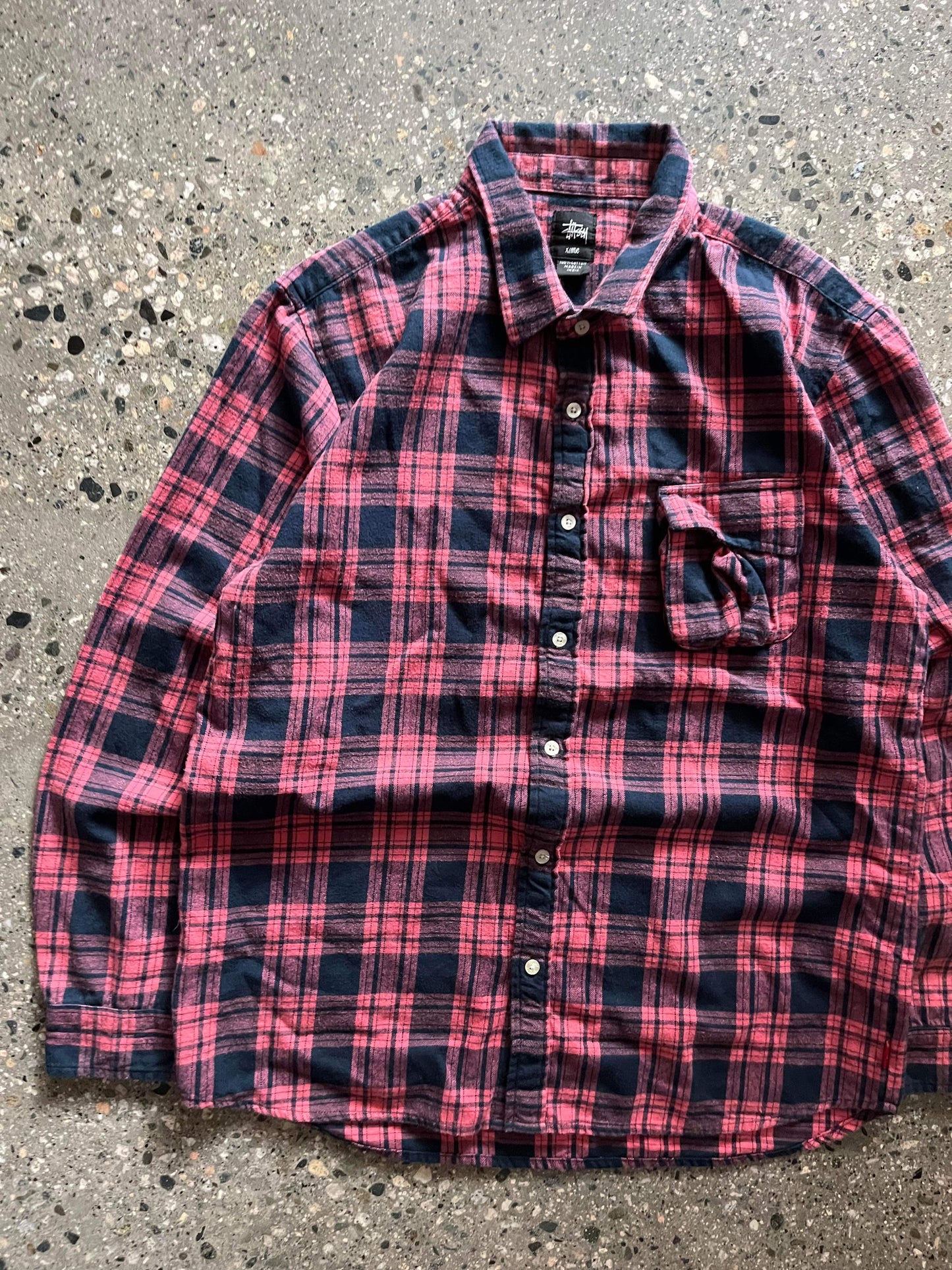(XL/2X) Stussy Flannel Button Up