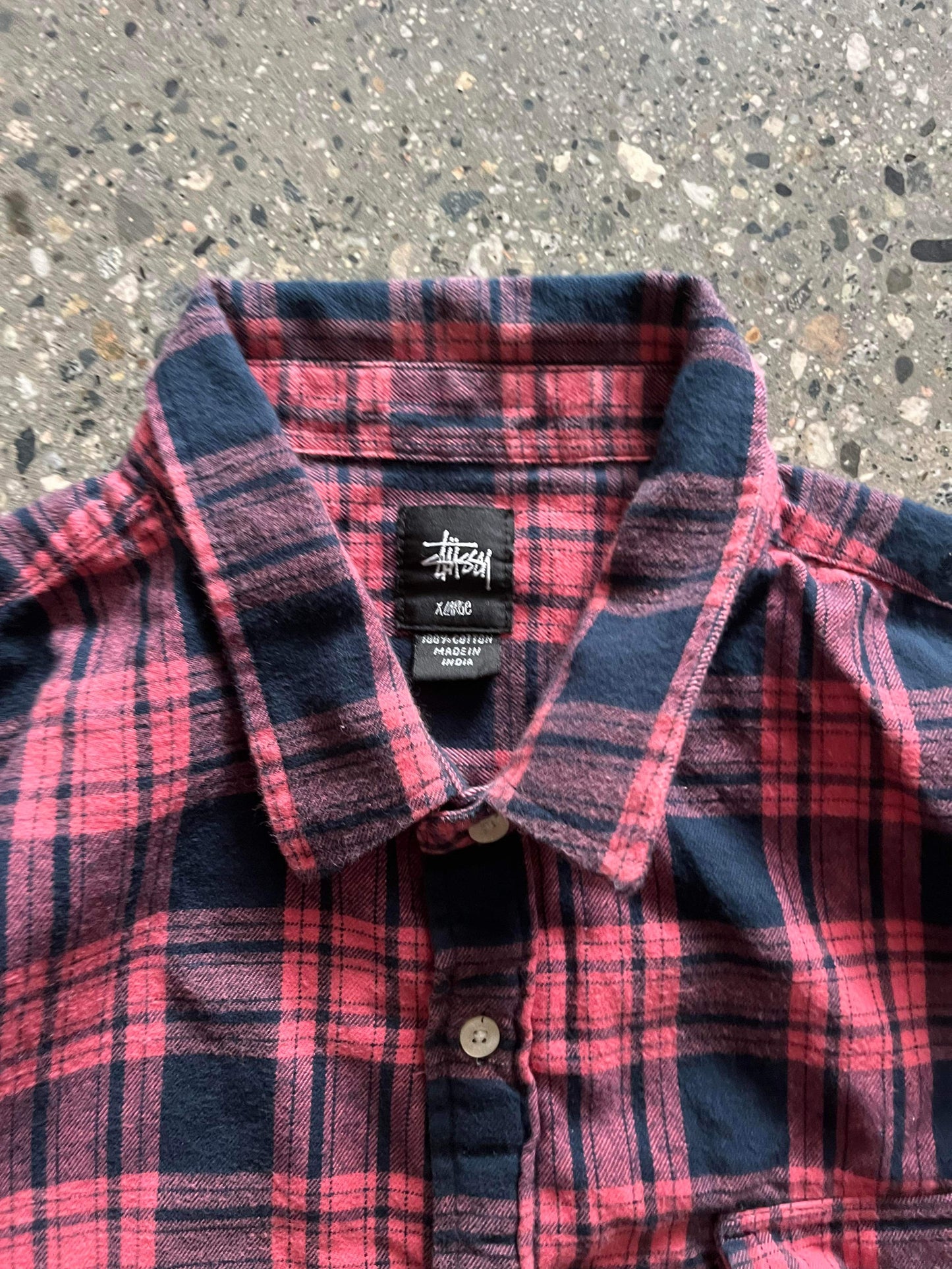 (XL/2X) Stussy Flannel Button Up