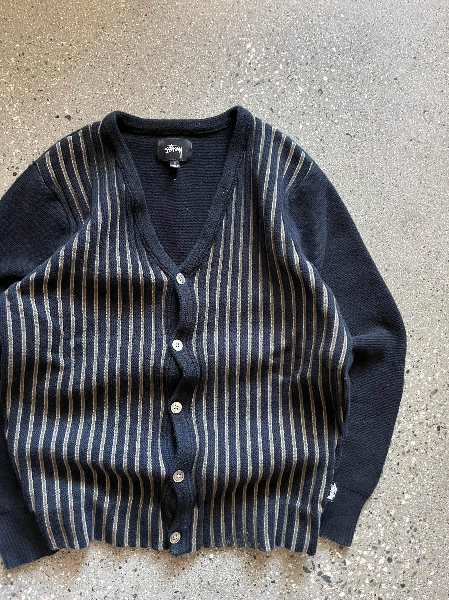 (S) Stussy Cardigan Sweater