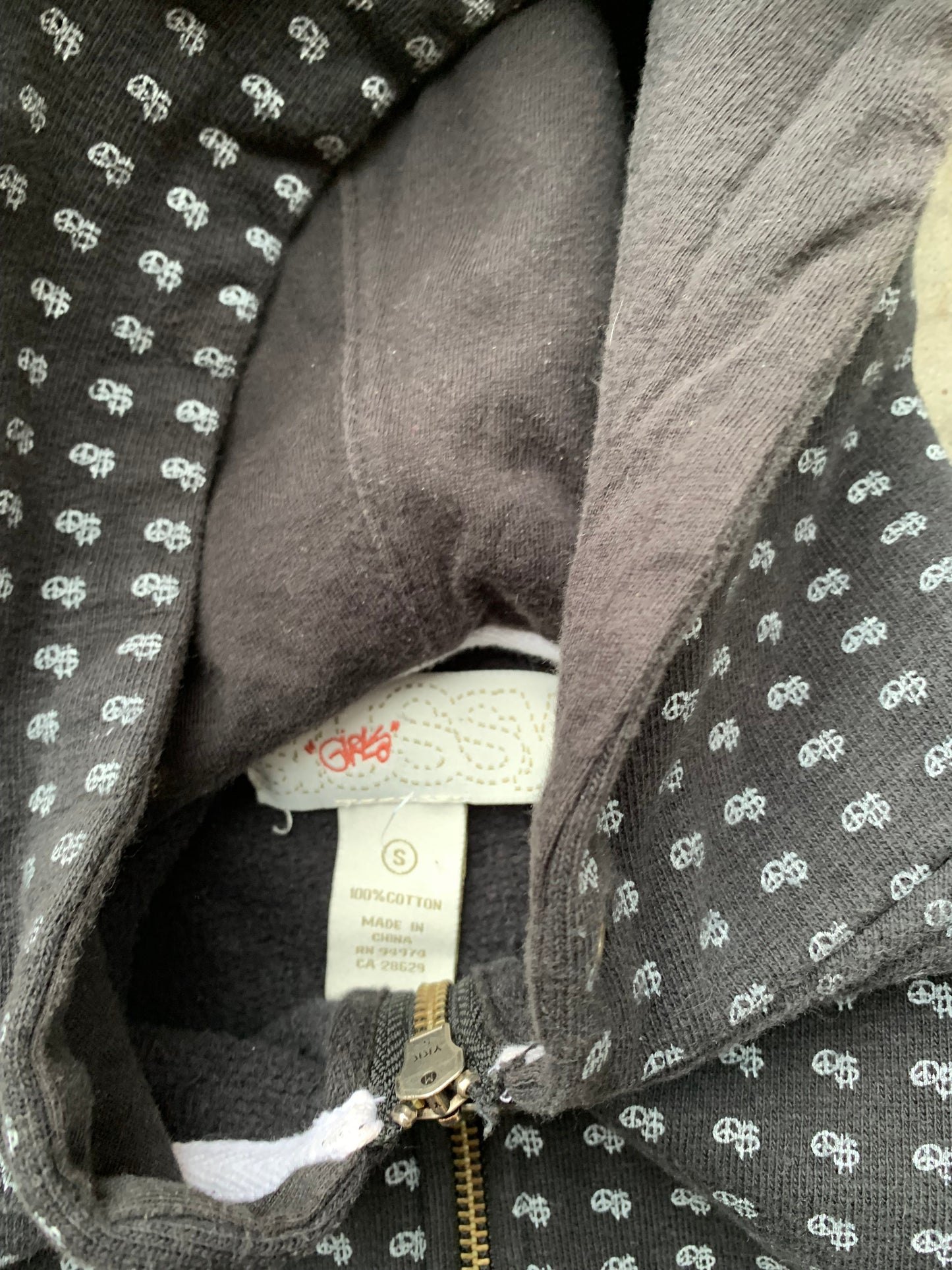 ~ (XXS) Stussy Zip Up Hoodie