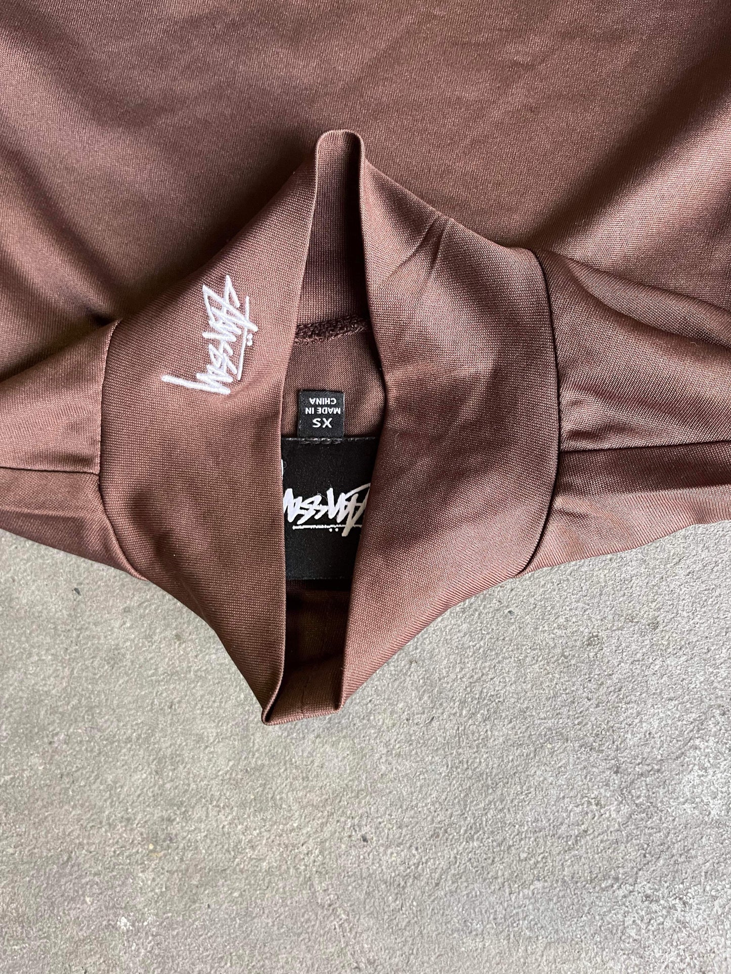 (XS) Stussy Brown Mockneck
