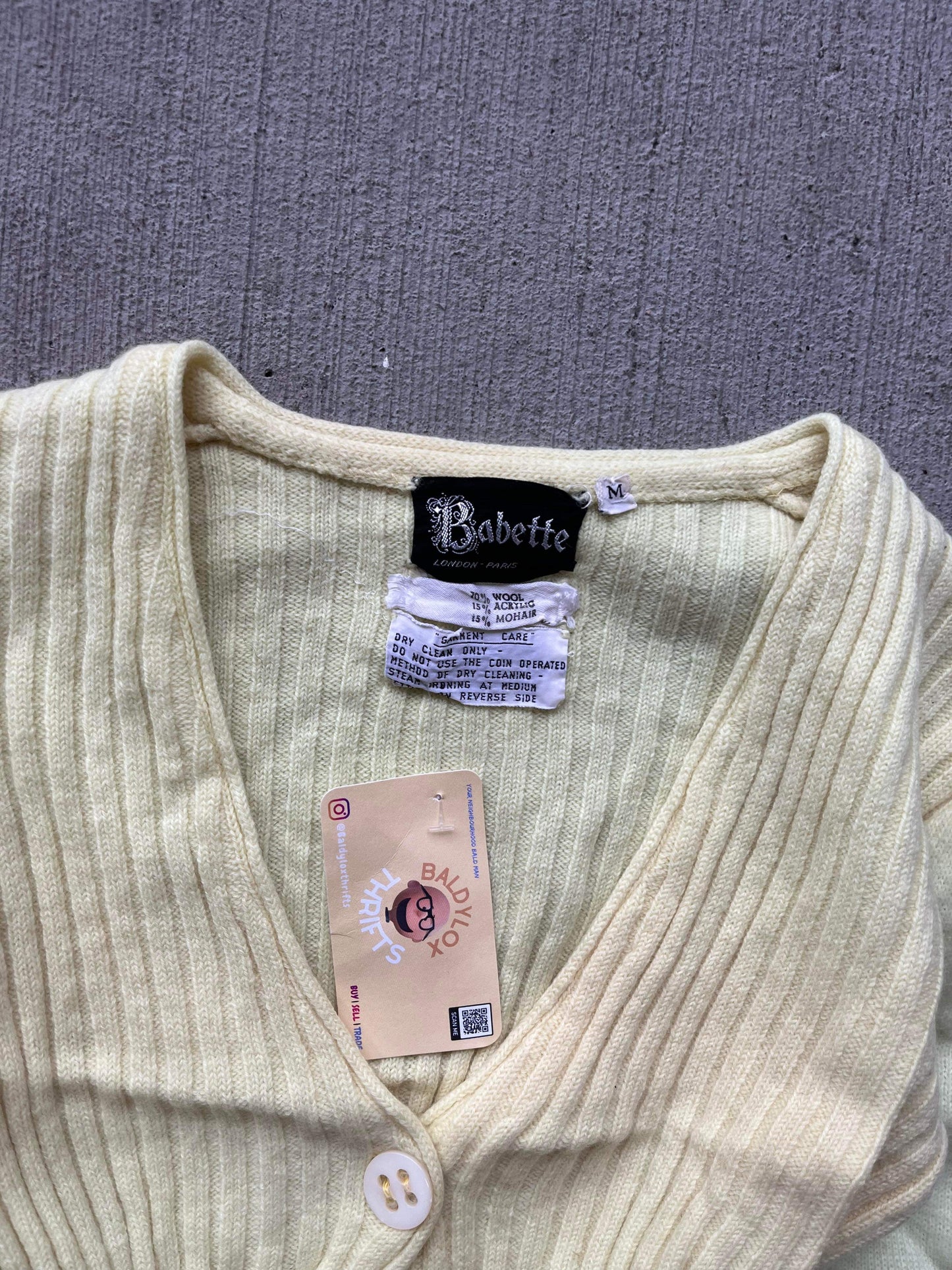 ~ (S/M) Vintage Womens Cropped Knit