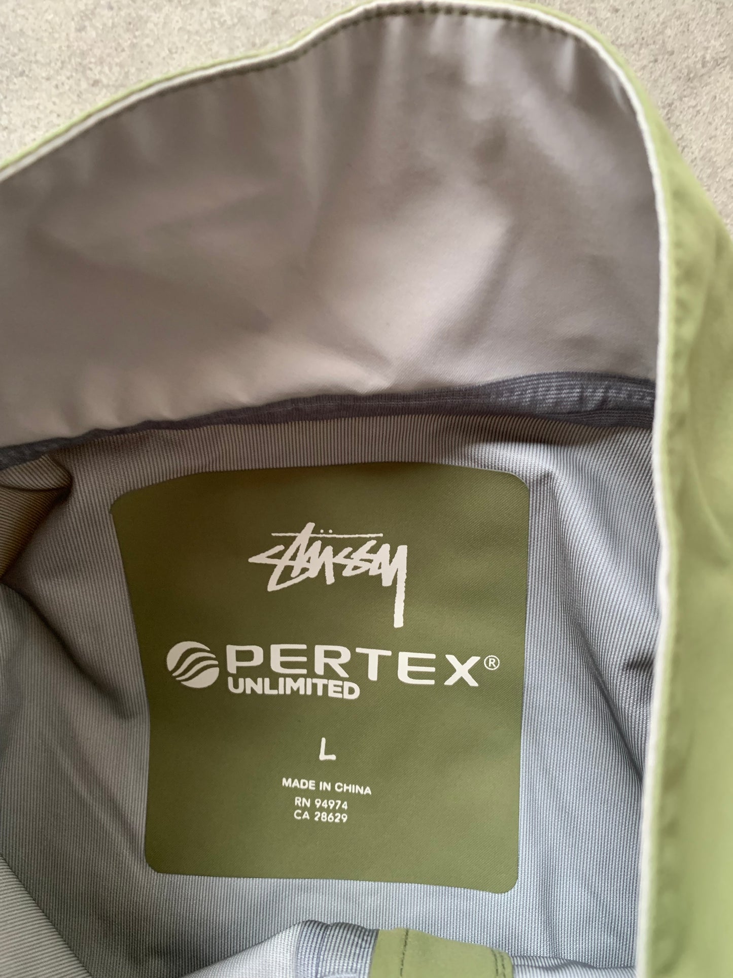(L/XL) Stussy x Pertex Jacket