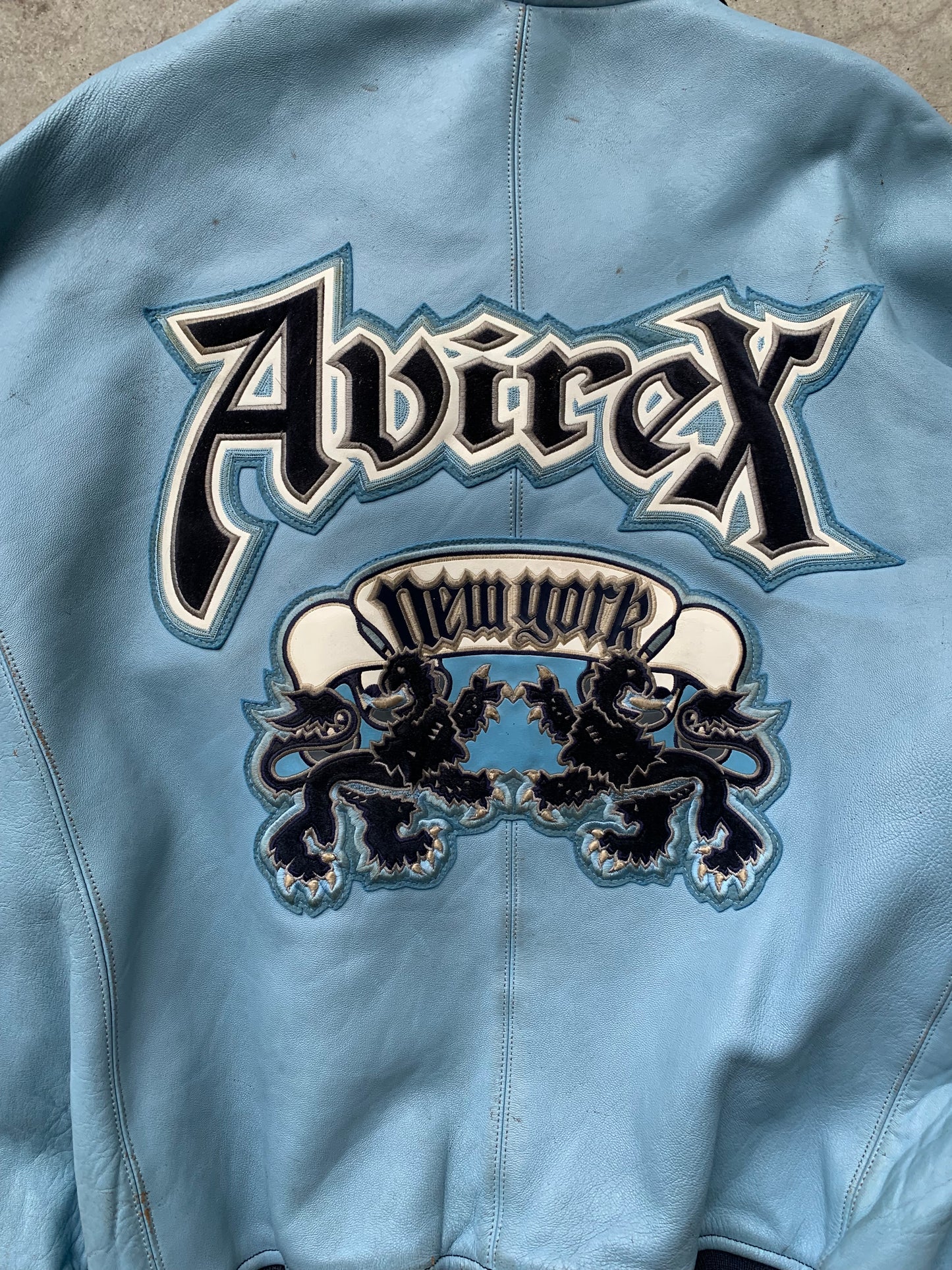 (2X/3X) Vintage Avirex Leather Jacket