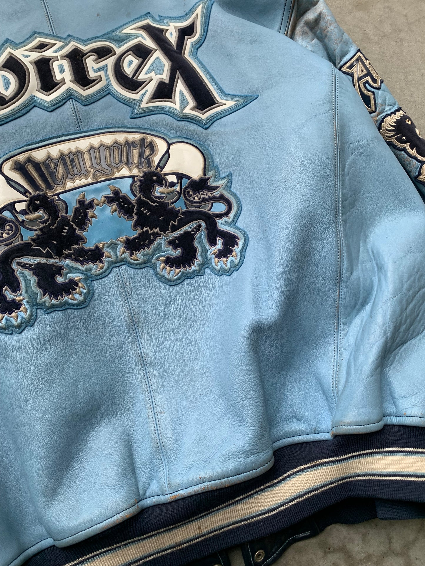 (2X/3X) Vintage Avirex Leather Jacket