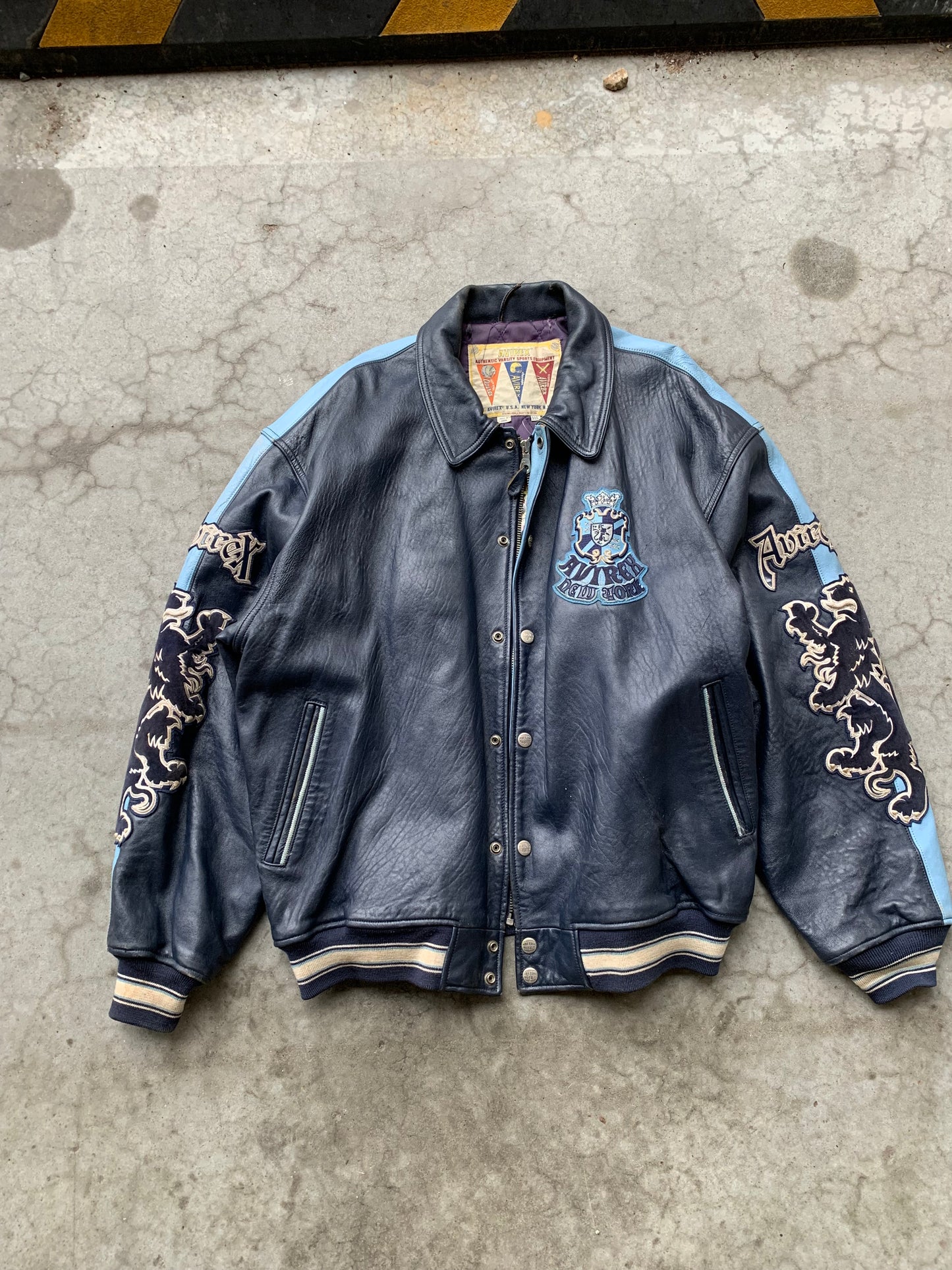 (2X/3X) Vintage Avirex Leather Jacket