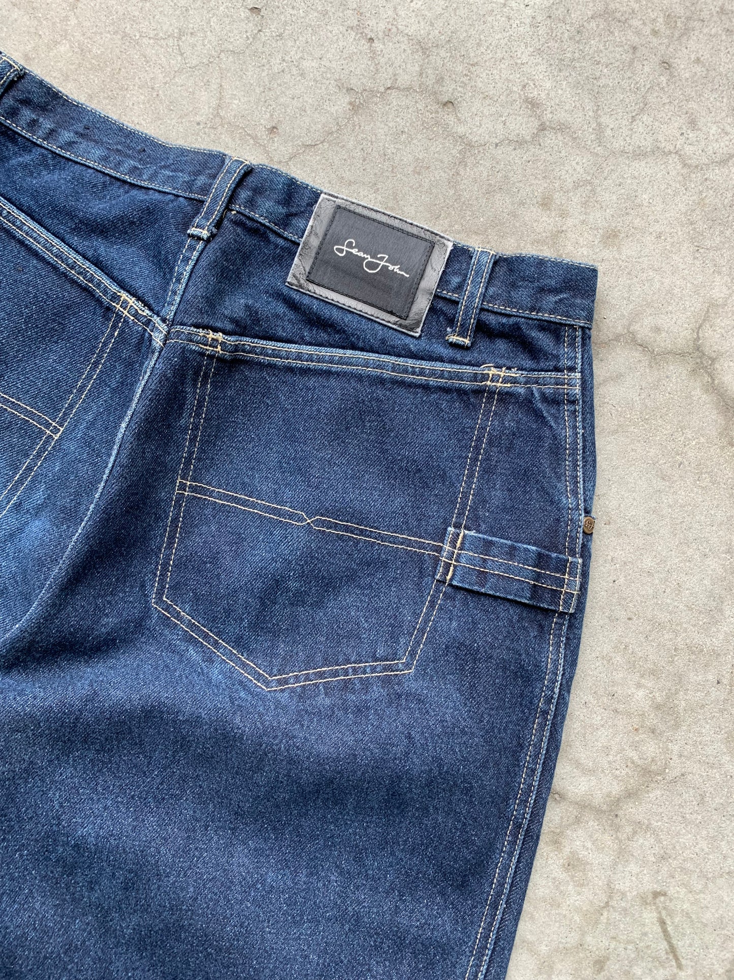 (34”) Y2K Sean John Baggy Carpenter Denim
