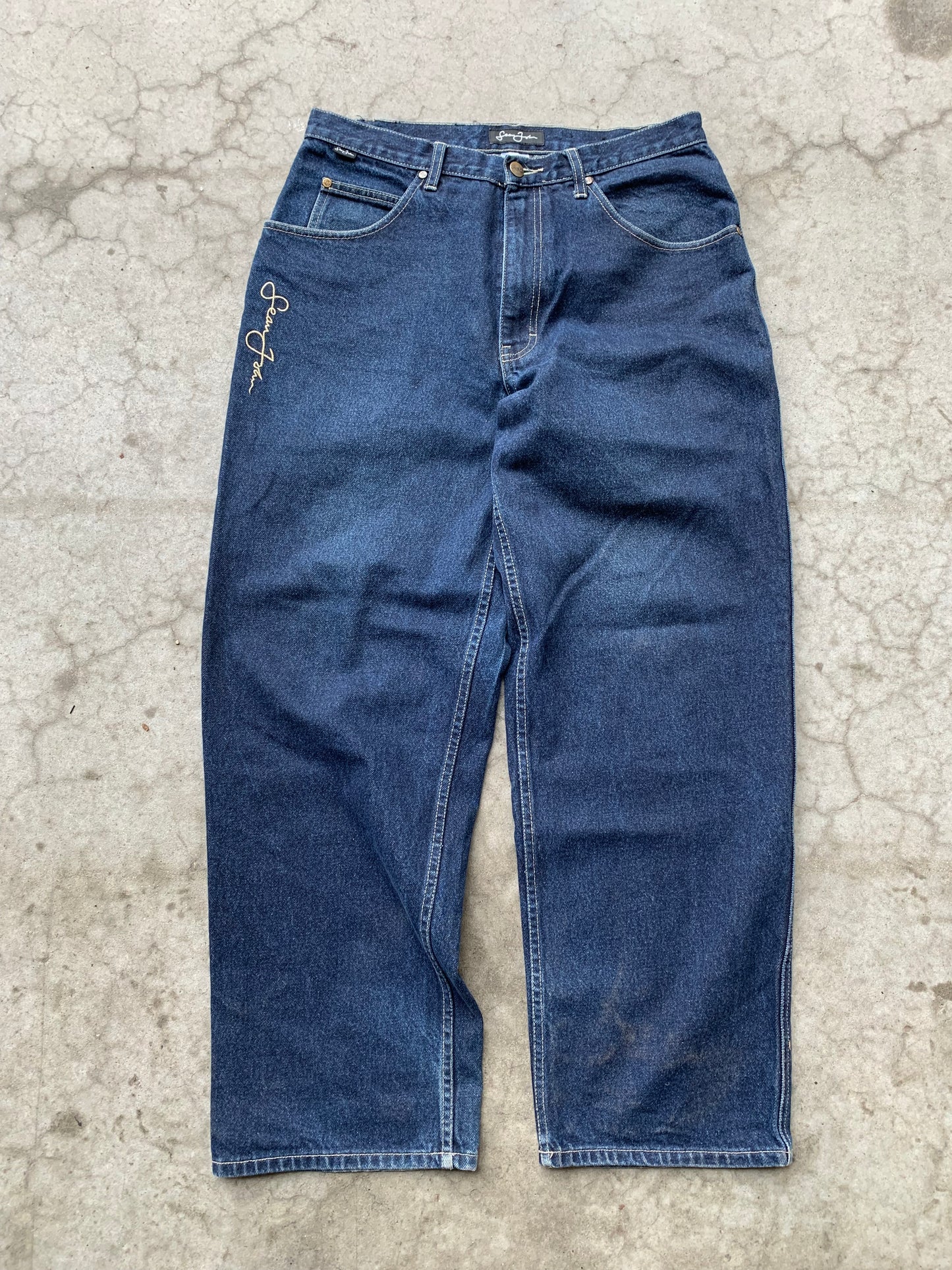 (34”) Y2K Sean John Baggy Carpenter Denim