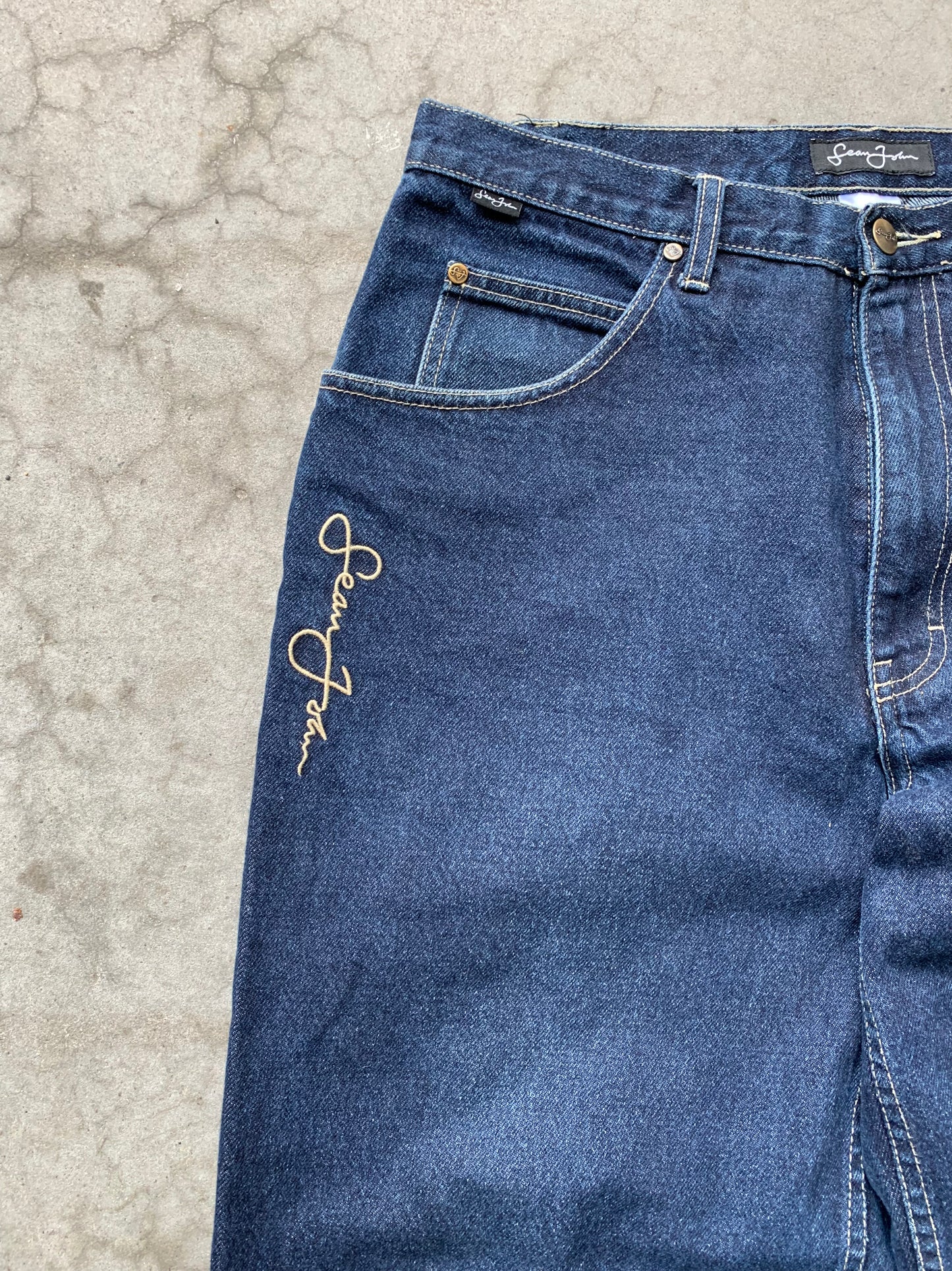 (34”) Y2K Sean John Baggy Carpenter Denim