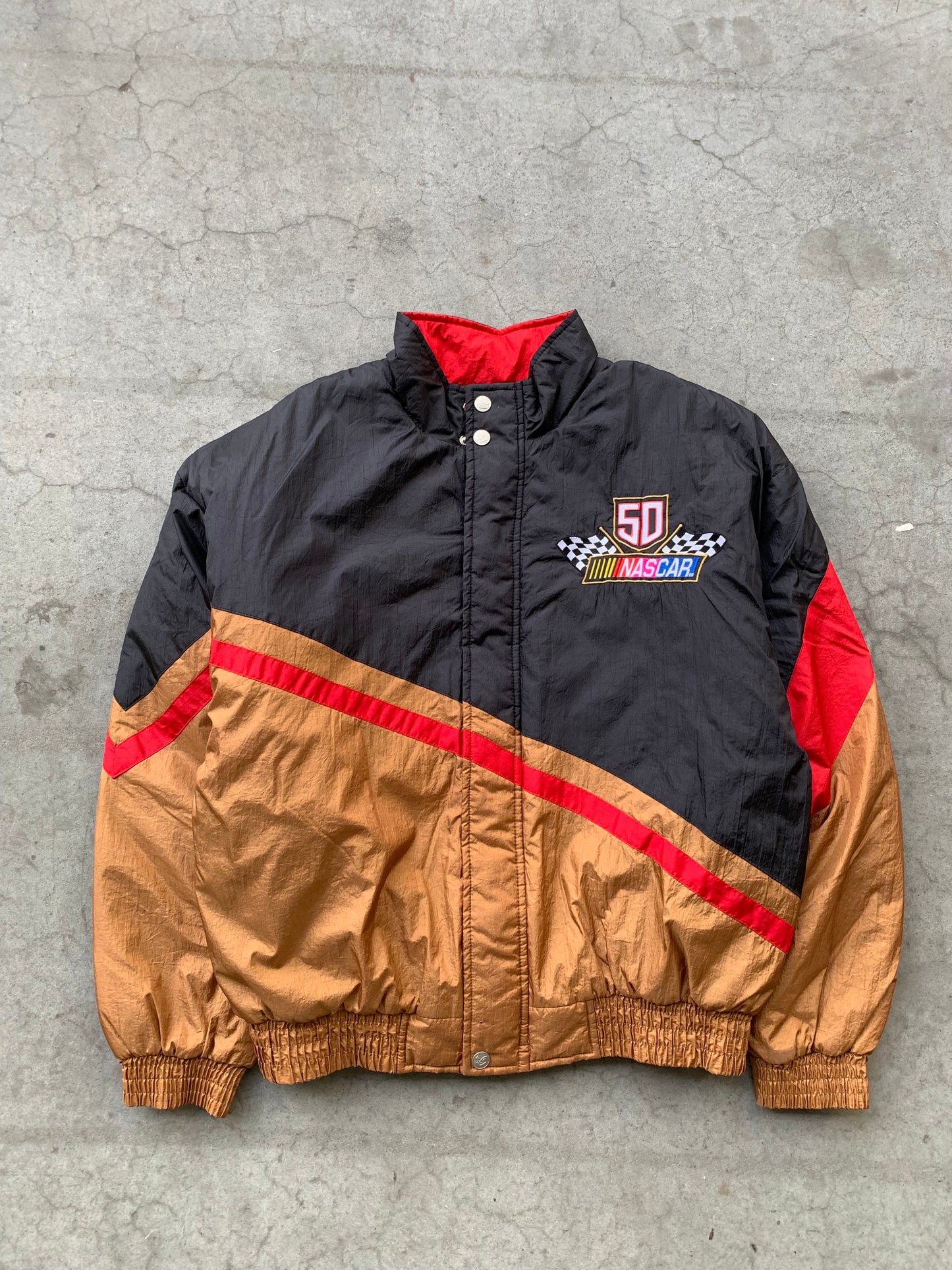 (L/XL) 90’s Nascar 50th Anniversary Nylon Jacket