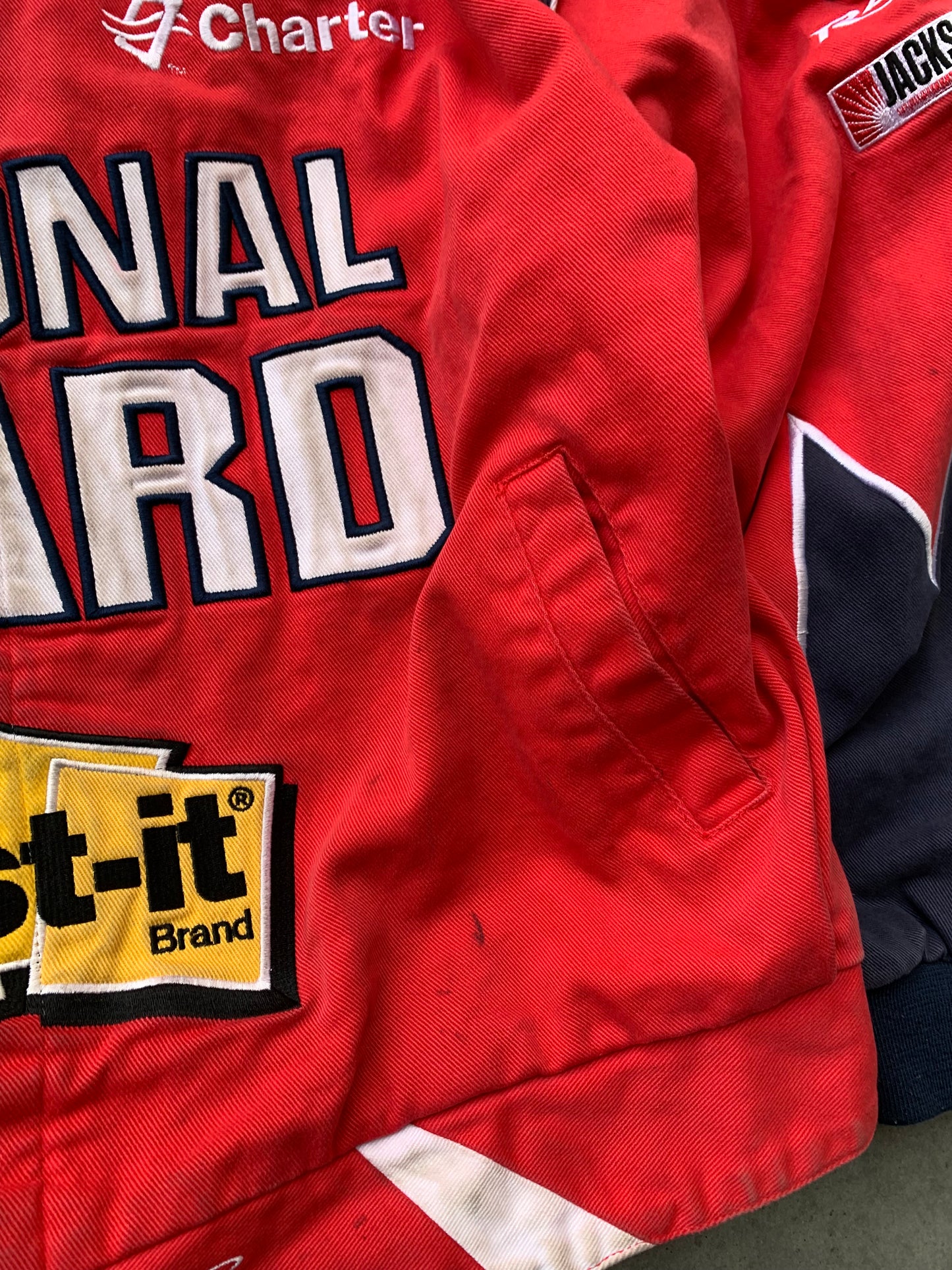 (2X/3X) National Guard Post It Nascar Jacket
