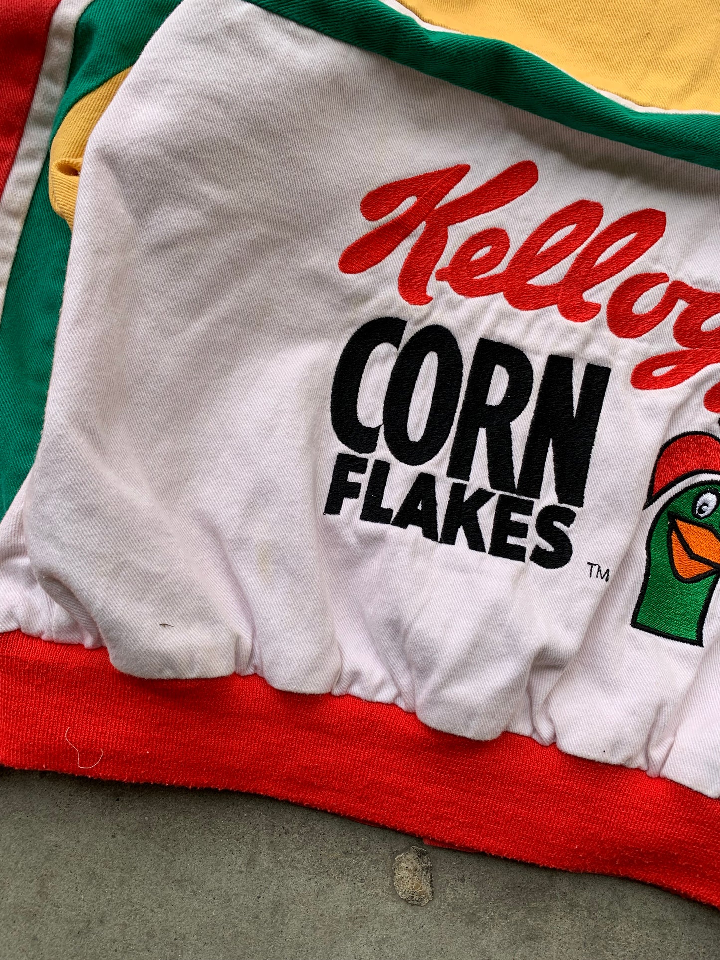 (XS) 90’s Kelloggs Corn Flakes Nascar Racing Jacket