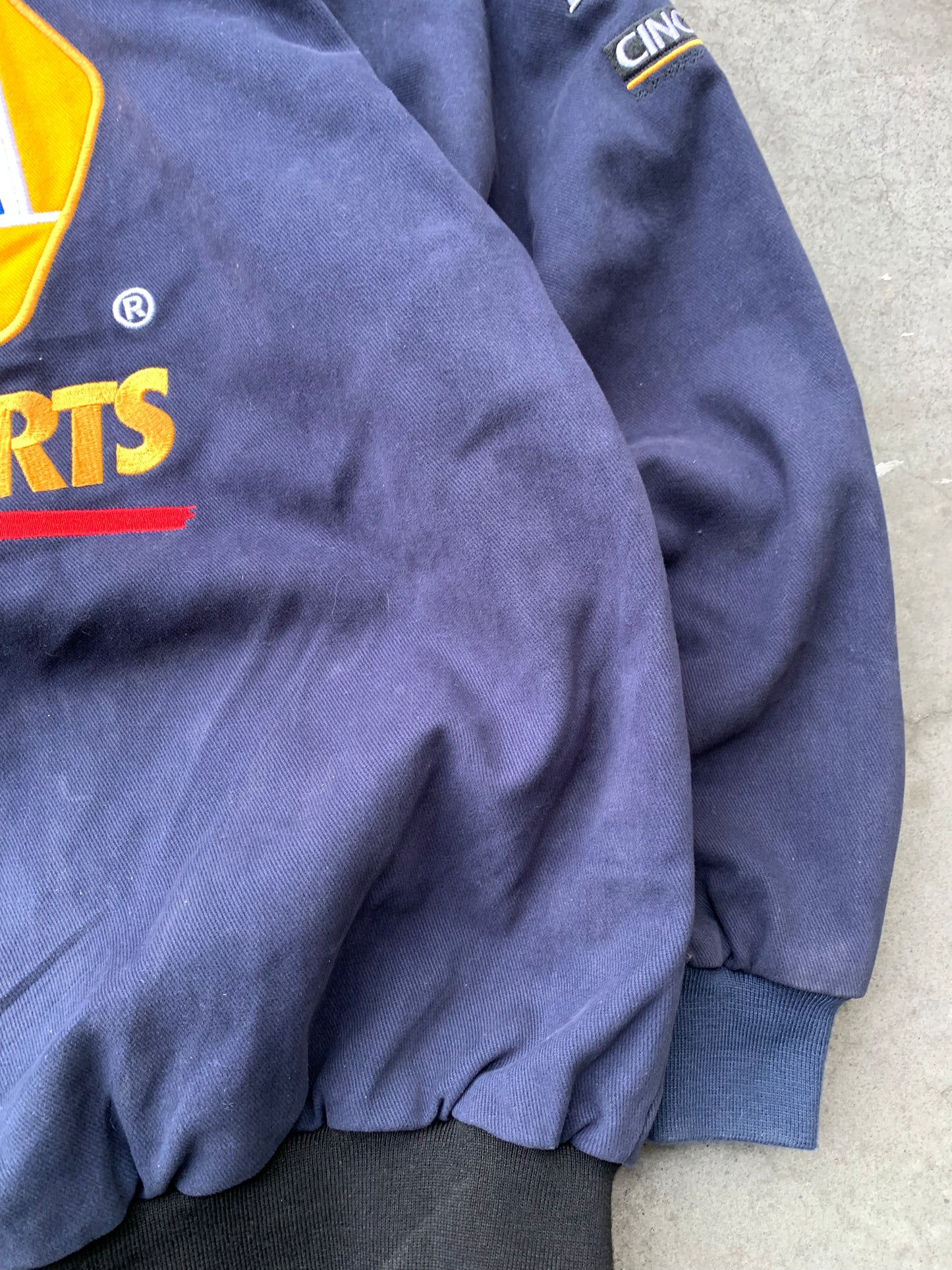 (M/L) Distressed Napa Autoparts Nascar Racing Jacket