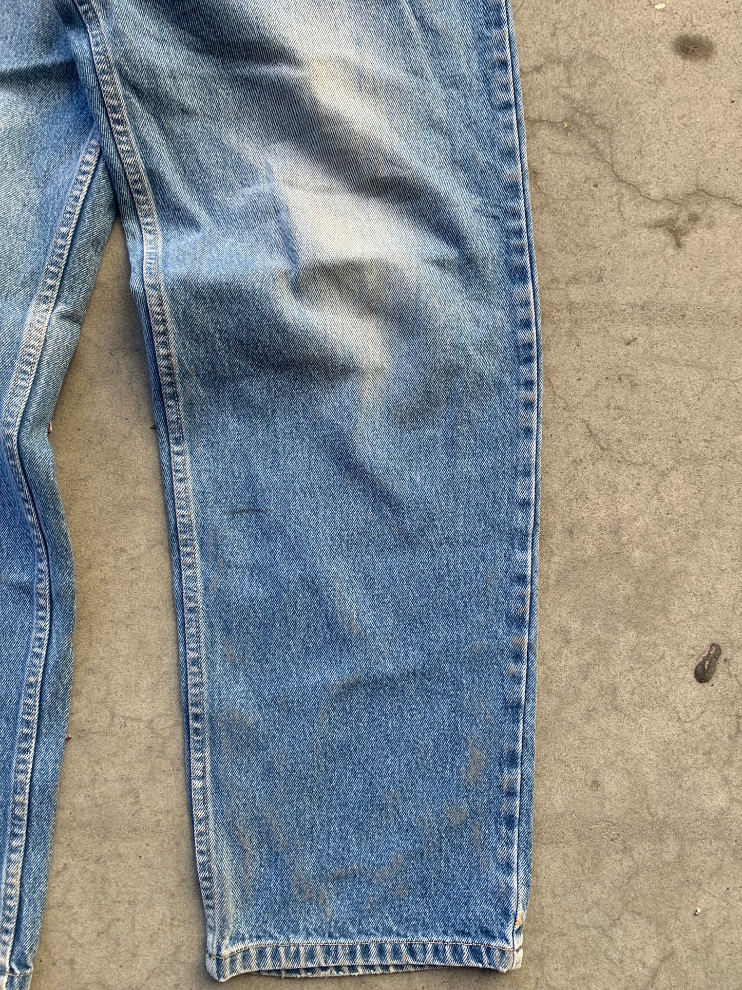 (33”) Tommy Hilfiger baggy Blue Denim