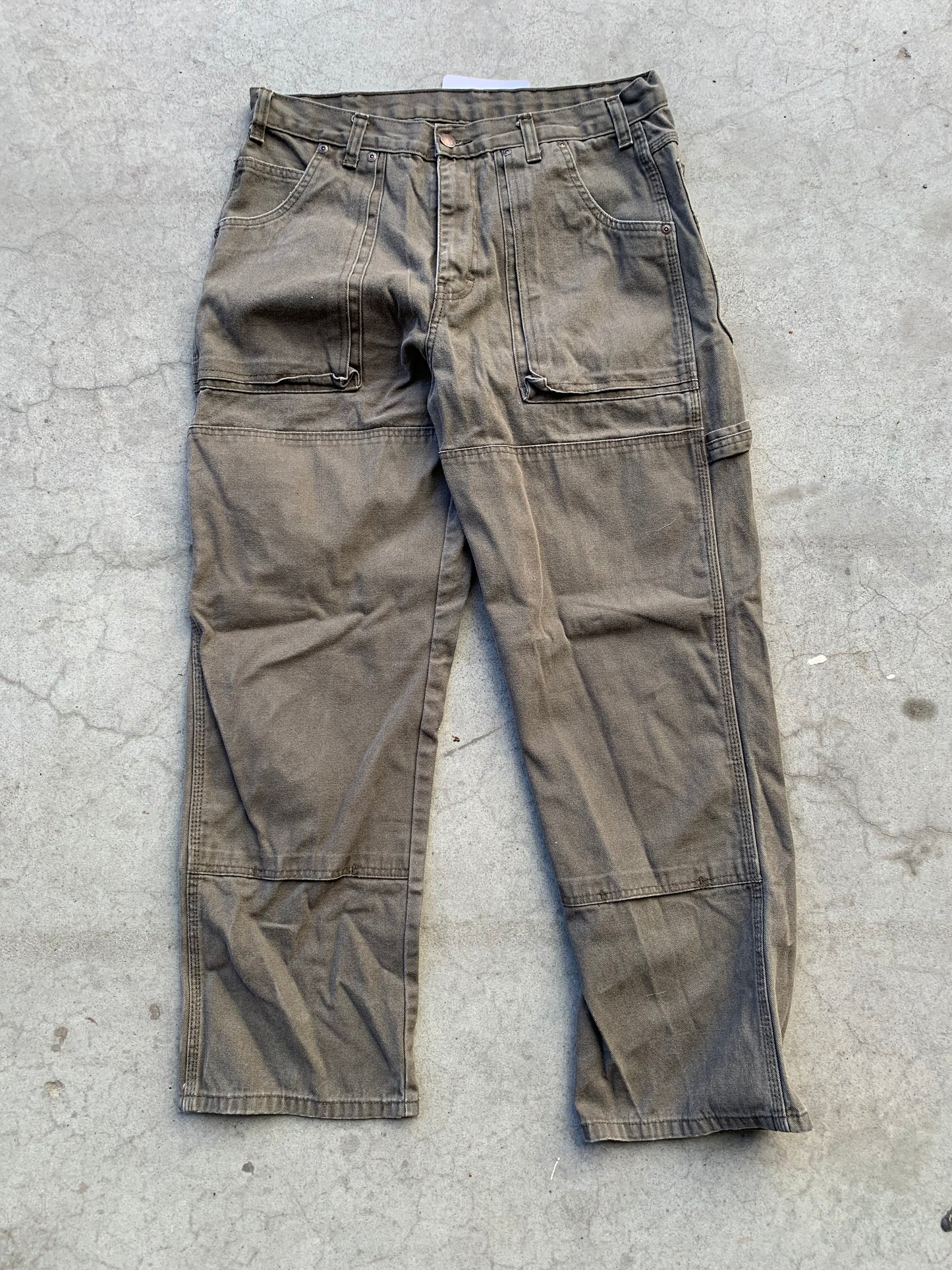 (34”) Dickies 3D Sage Doubleknees Carpenters