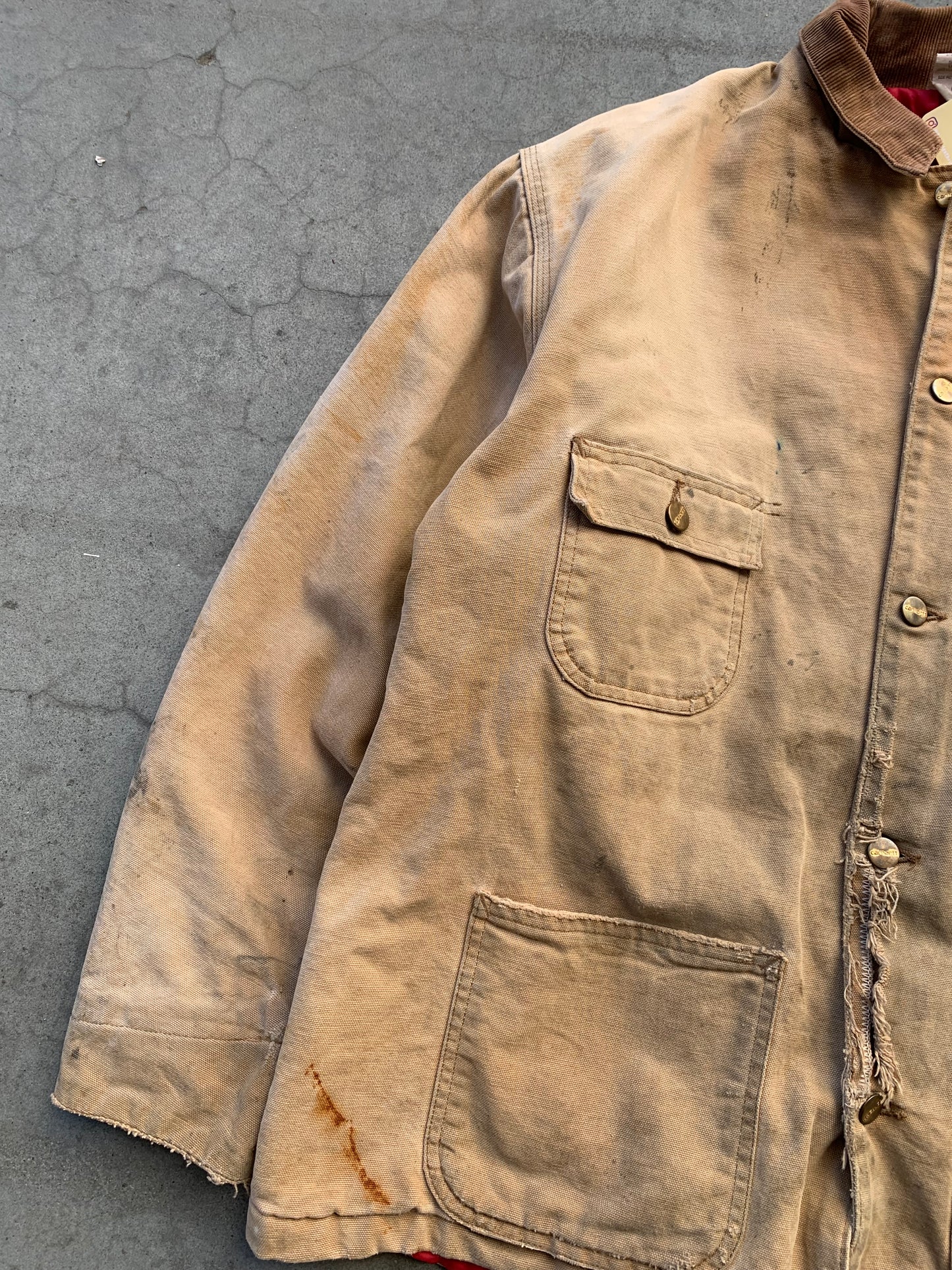 (L/XL) 80s/90s Carhartt Chore Jacket