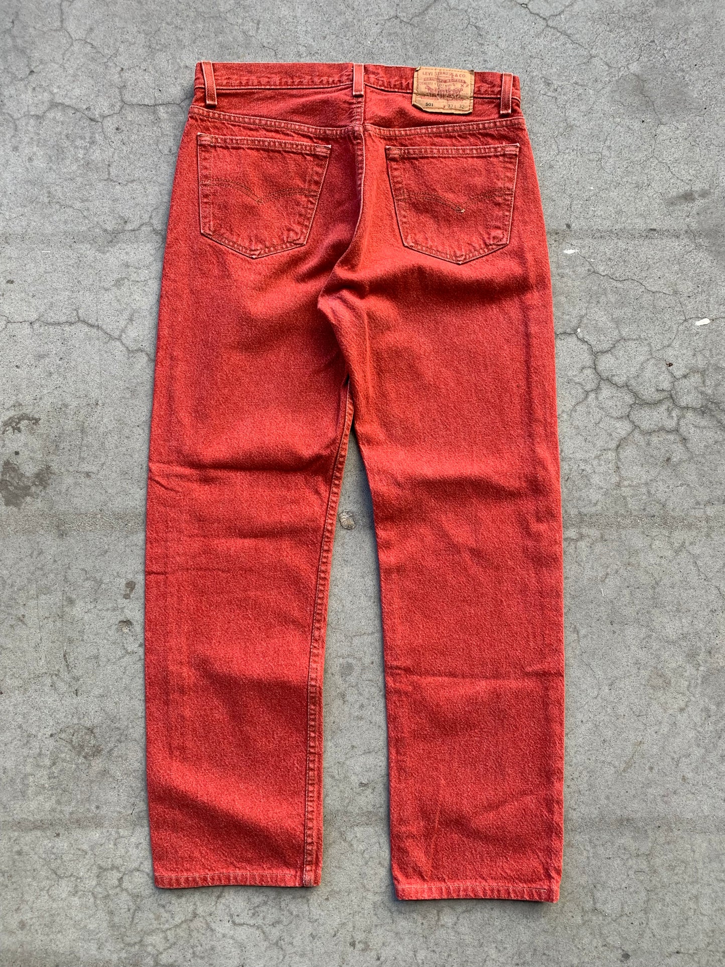 (33”) 90’s Levi Red 501 Denim