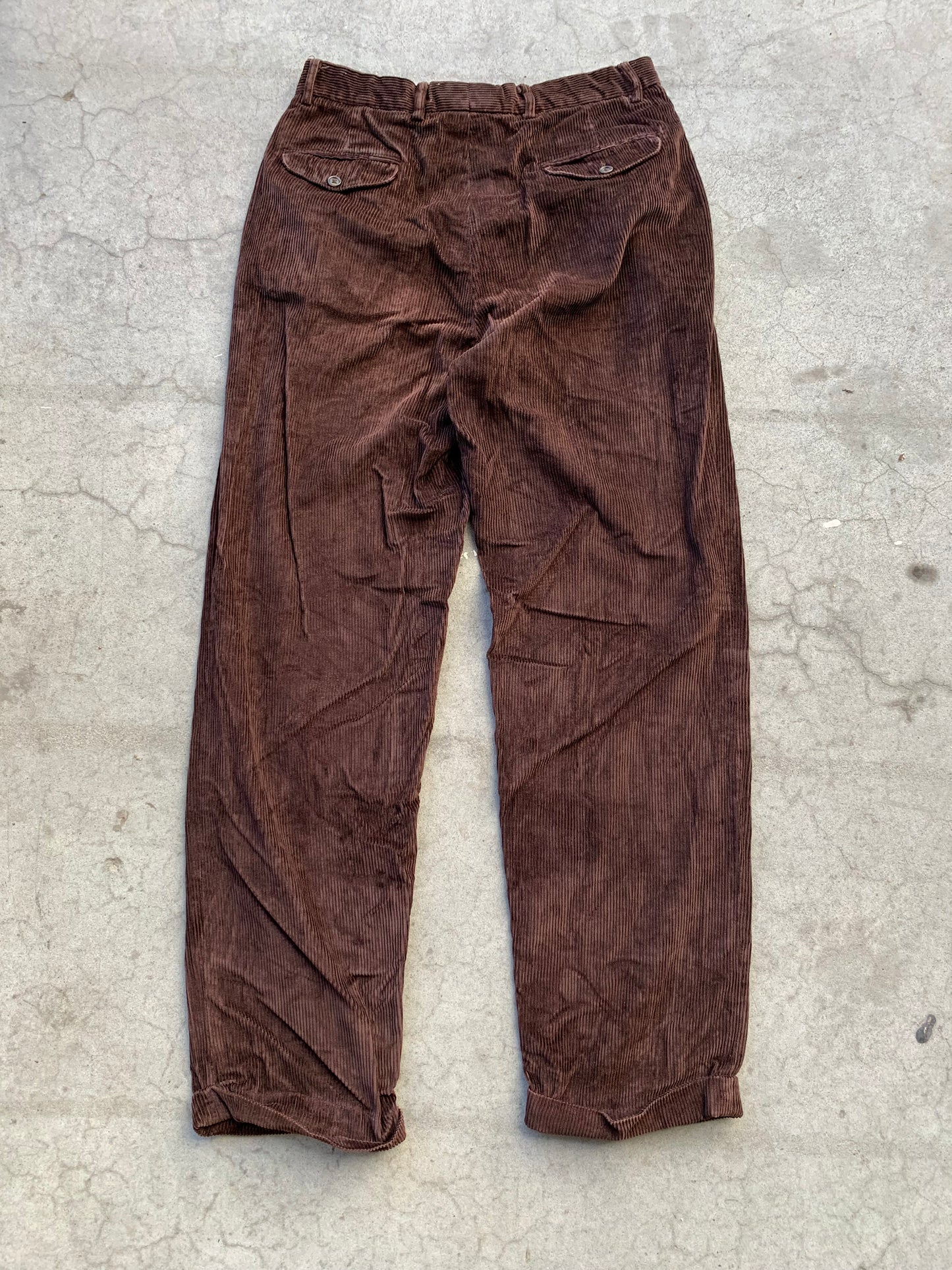 (32”) Vintage Brown Workwear Corduroys