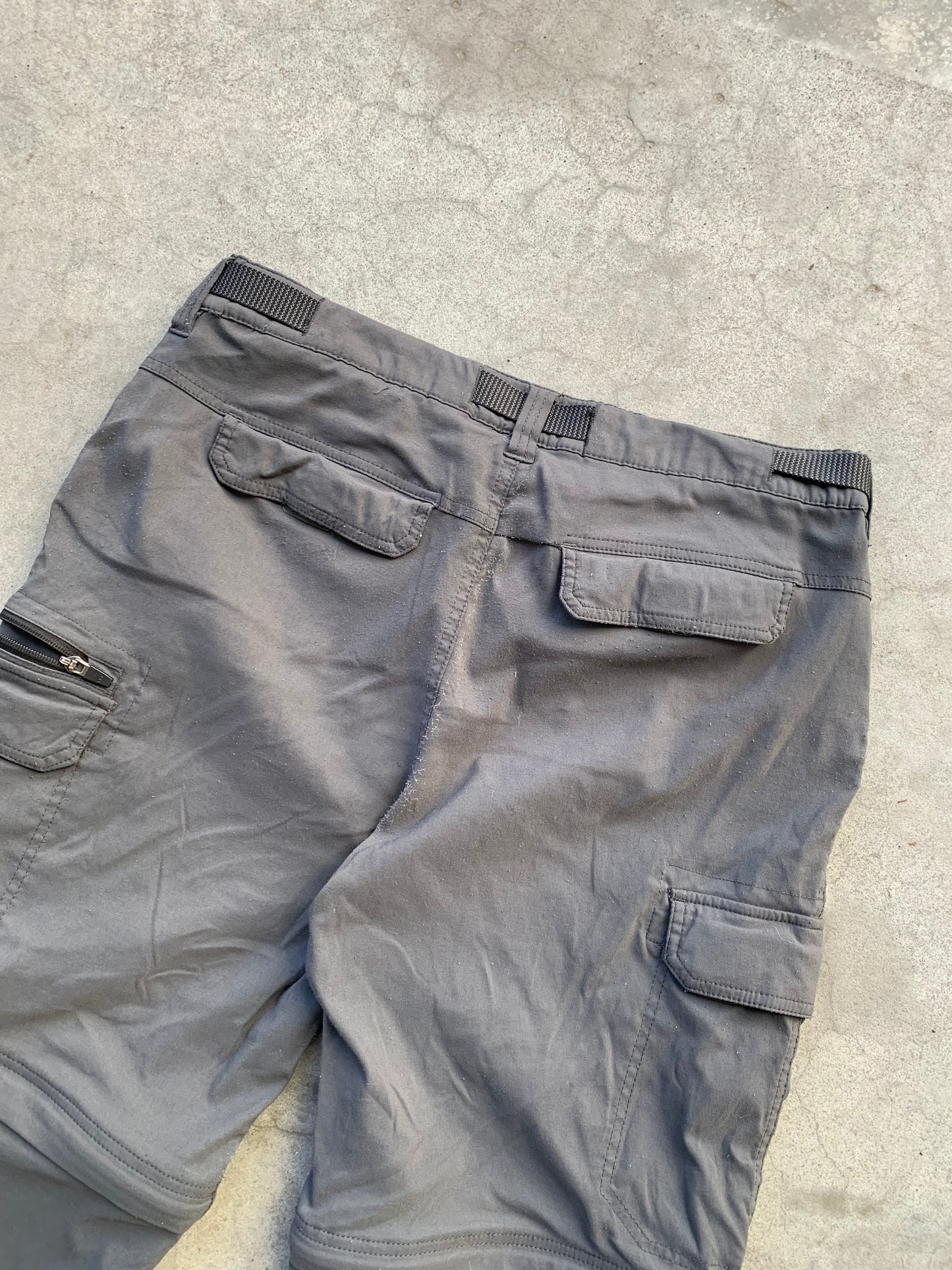 (34”) Vintage Grey Cargos