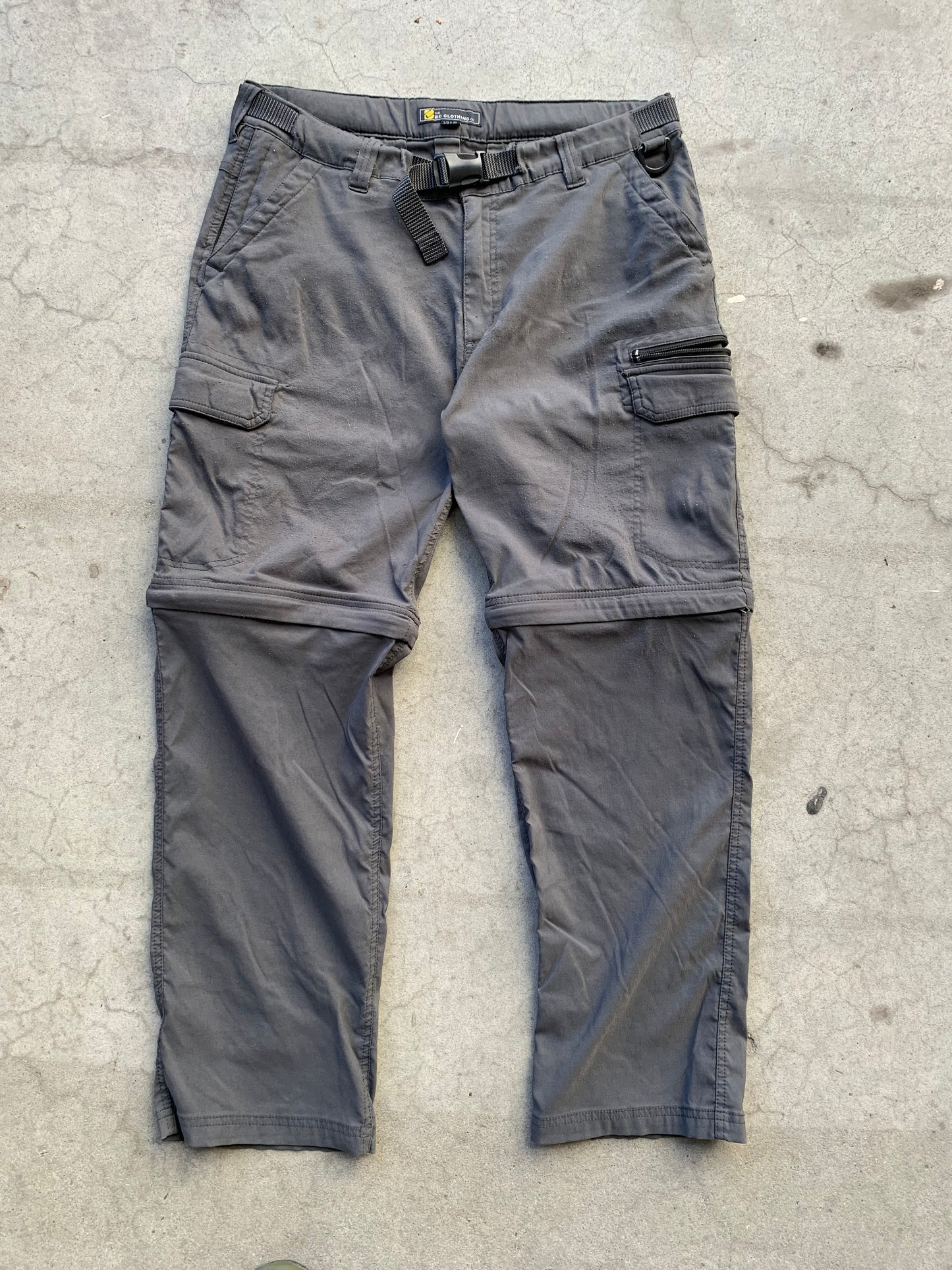 (34”) Vintage Grey Cargos