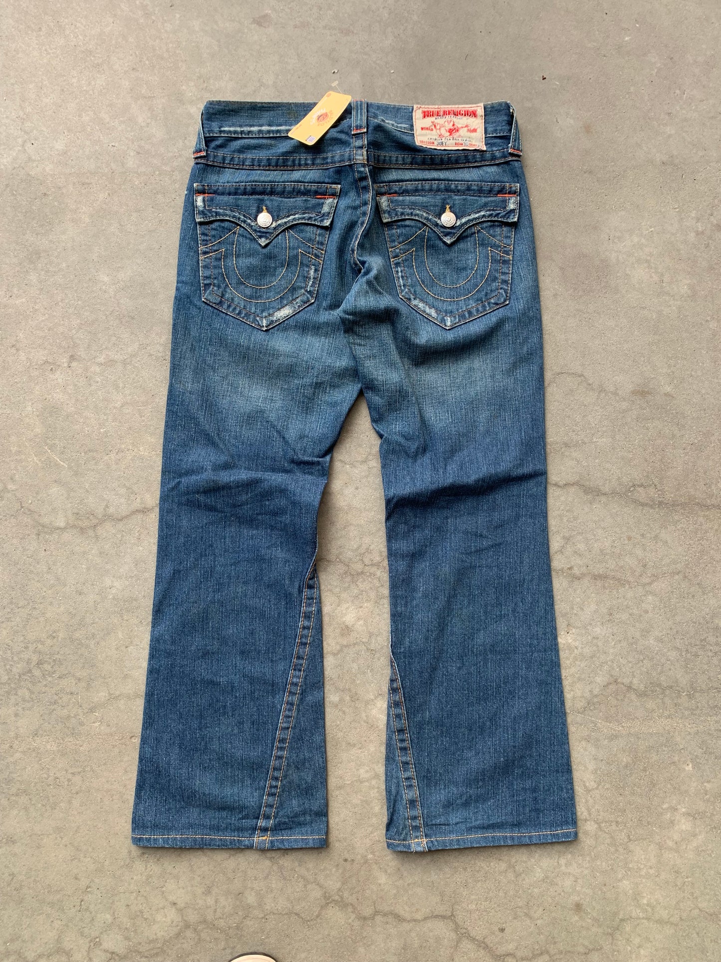 (30”) True Religion Joey Baggy Denim