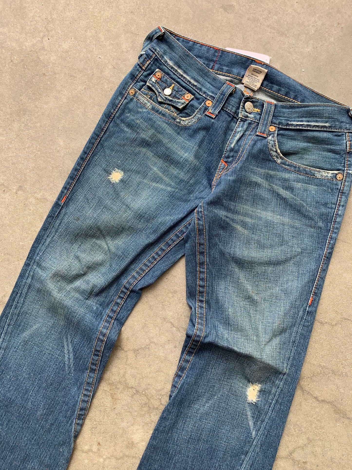 (30”) True Religion Joey Baggy Denim