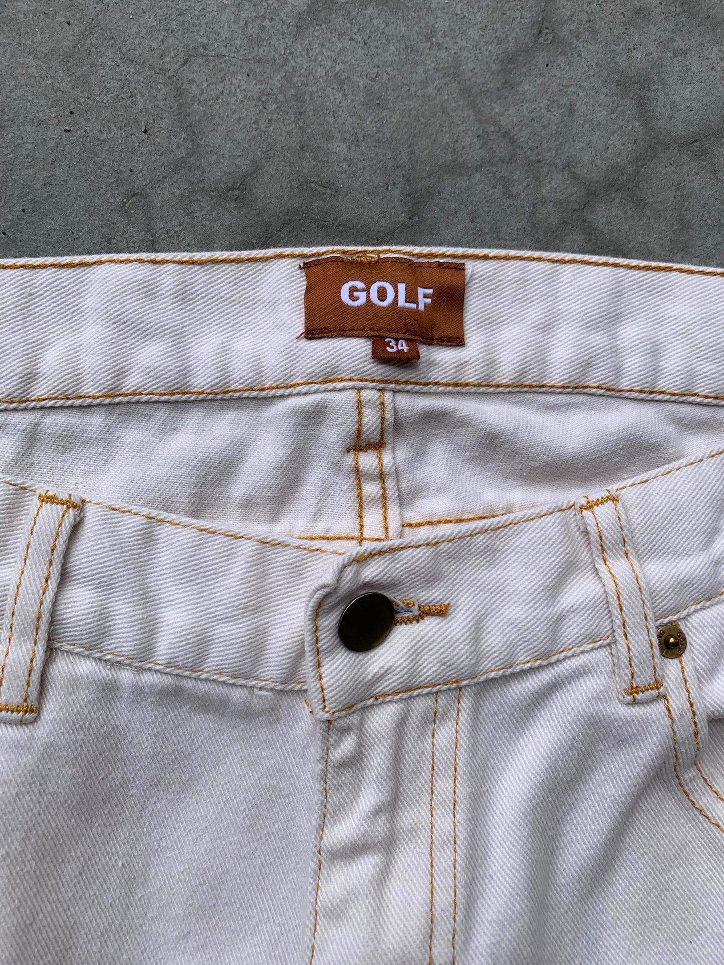 (34”) Golf Wang Script Jeans